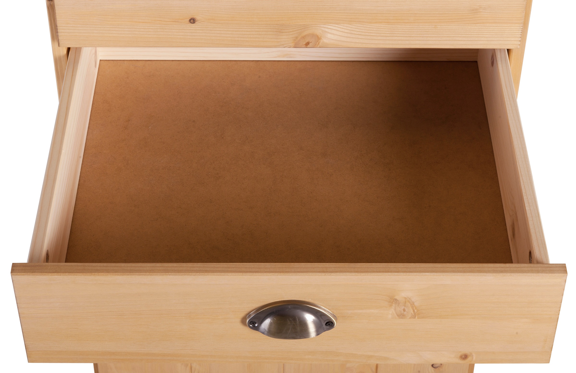 Home affaire Hochschrank »Oslo«, 50 cm breit, in 2 Tiefen, 2 Türen, 1 Schublade, aus massiver Kiefer
