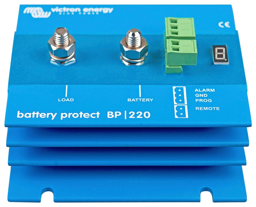 Batteriewächter »BatteryProtect BP-220 12V 24V 220A«, mit LED-Anzeige, Batterieschutz...