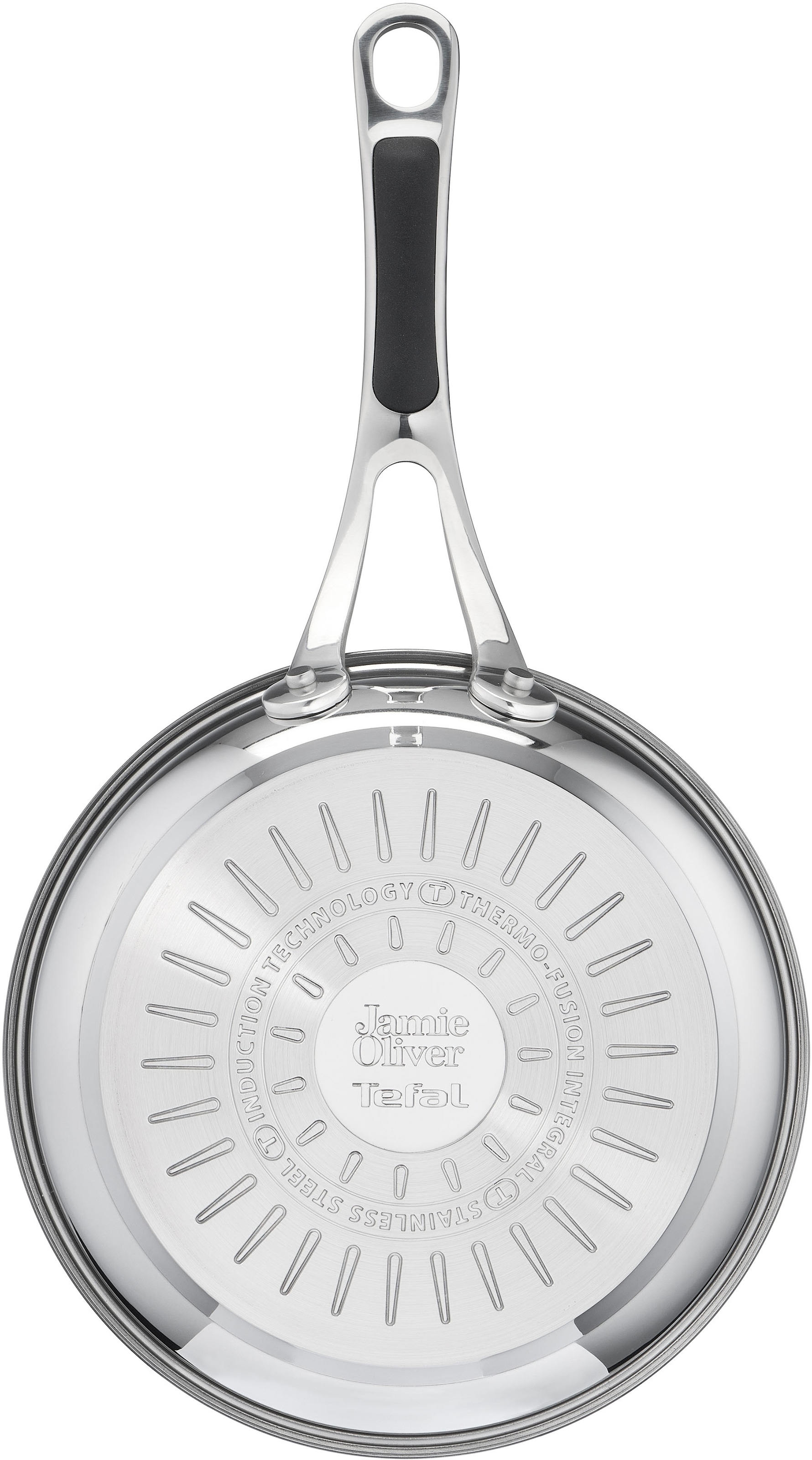 Tefal Bratpfanne »Jamie Oliver Cook's Classic«, Edelstahl, (1 tlg.), Edelstahl,Antihaftversiegelung,Thermo-Signal,alle Herdarten,Induktion