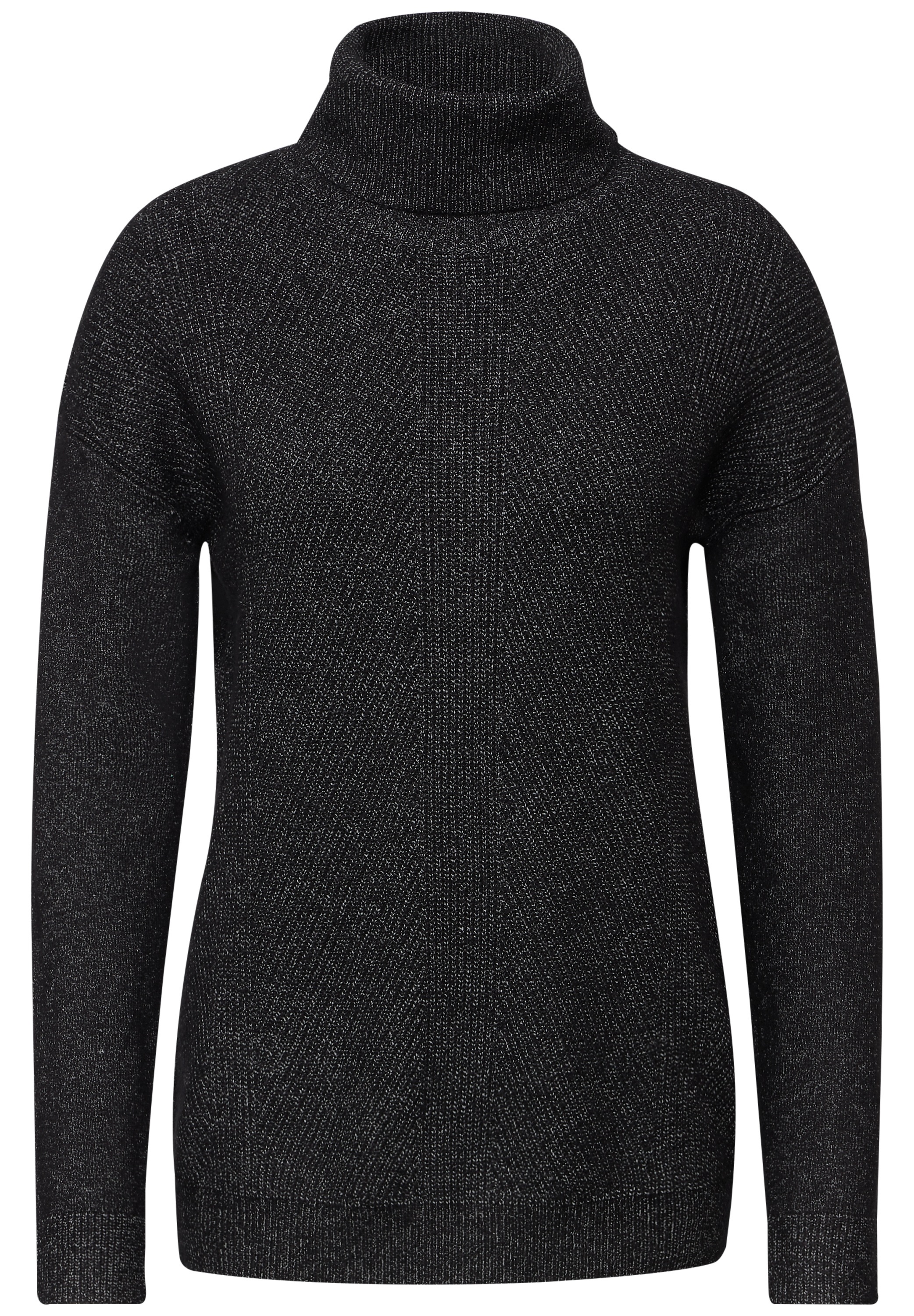 Cecil Rollkragenpullover, aus softem Materialmix