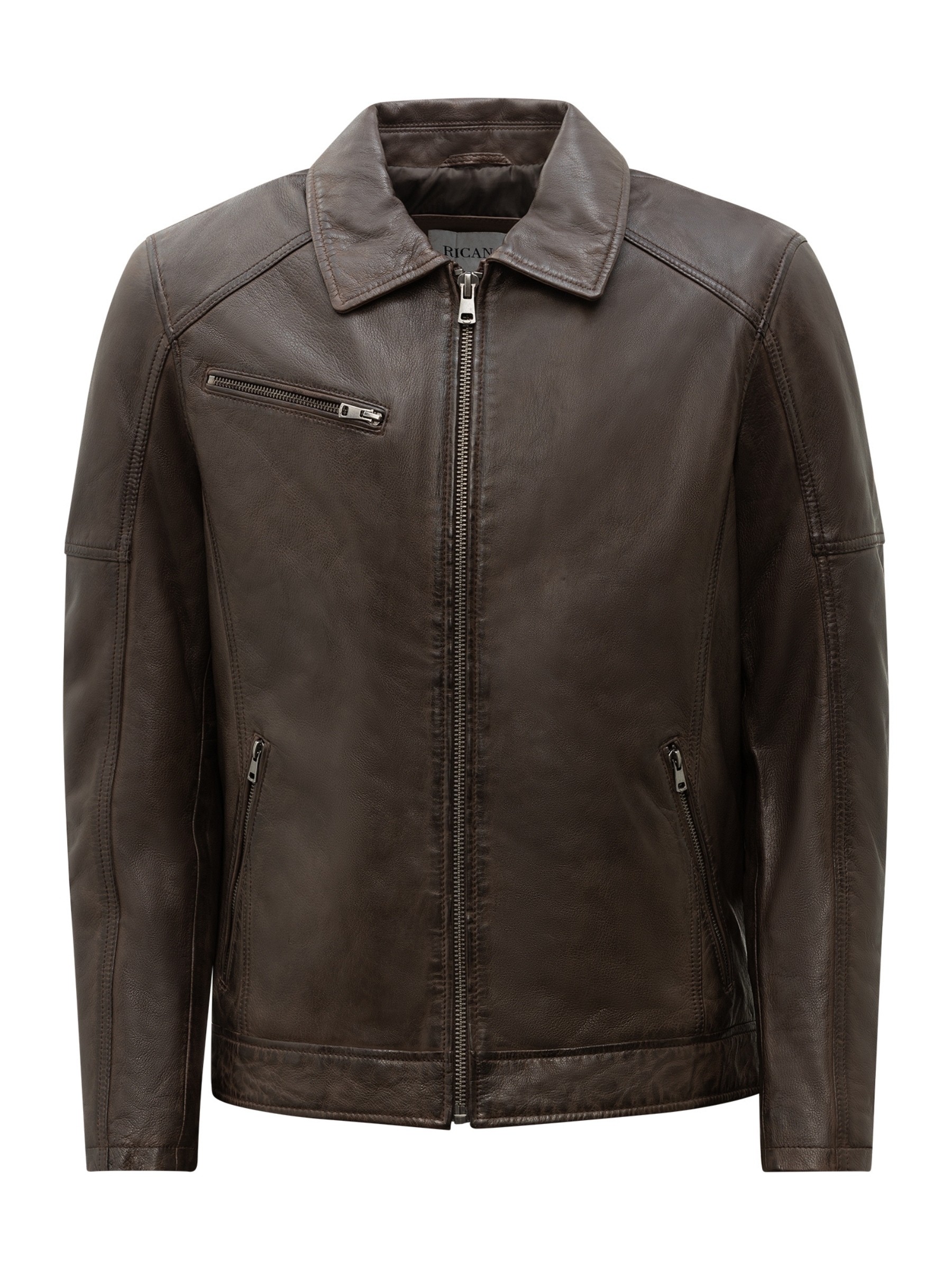 RICANO Lederjacke "Lederjacke Claude" Handgefertigt aus echtem Leder