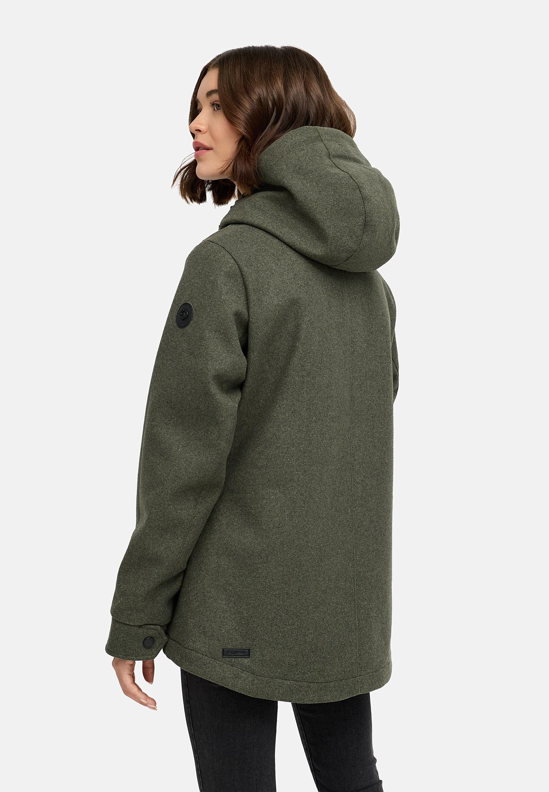 Ragwear Winterjacke »Monadde Felt YOUMODO«, mit Kapuze, Wasserfeste warme Jacke mit Kapuze
