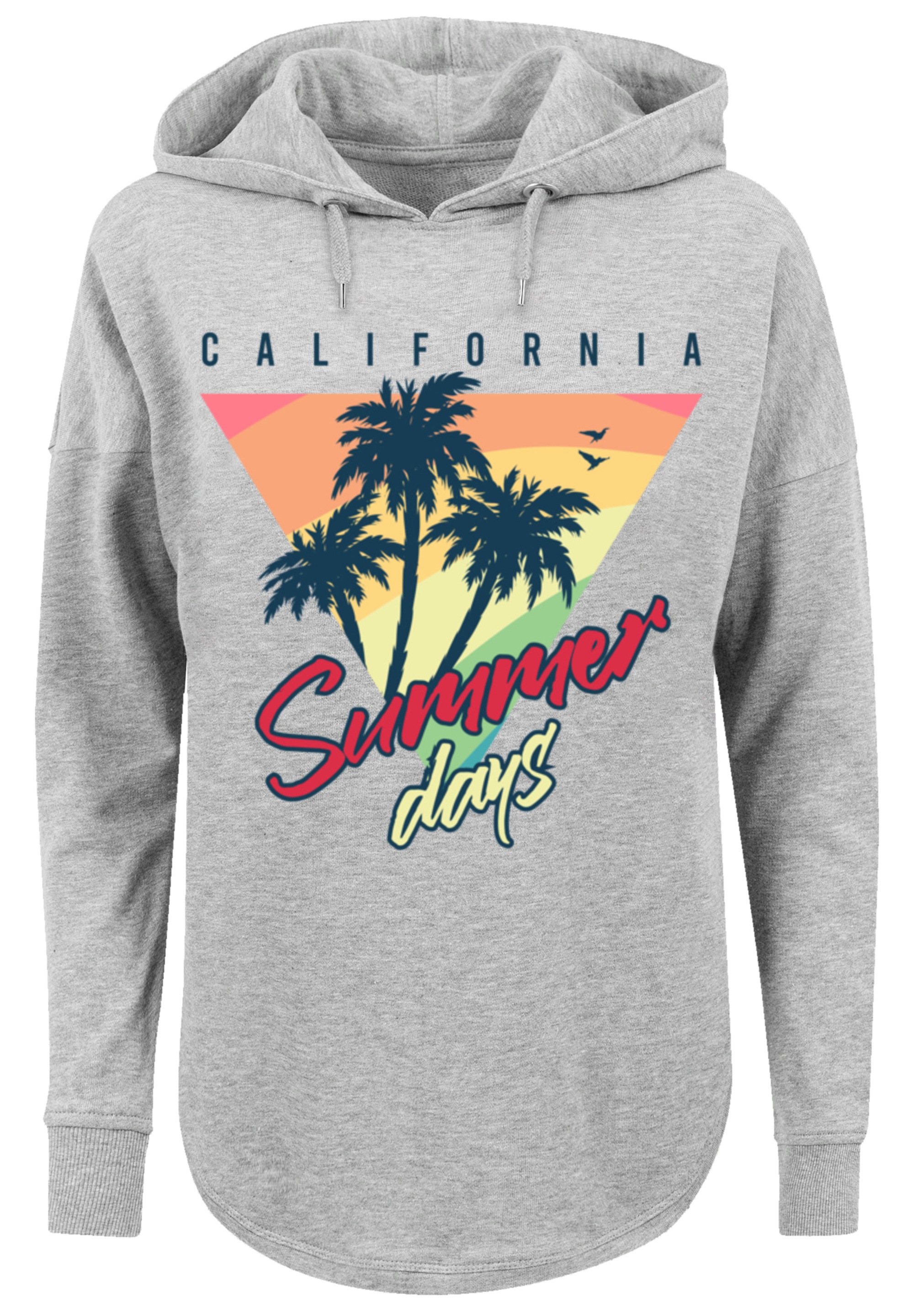 F4NT4STIC Kapuzenpullover »California Palmen Retro«, Premium Qualität