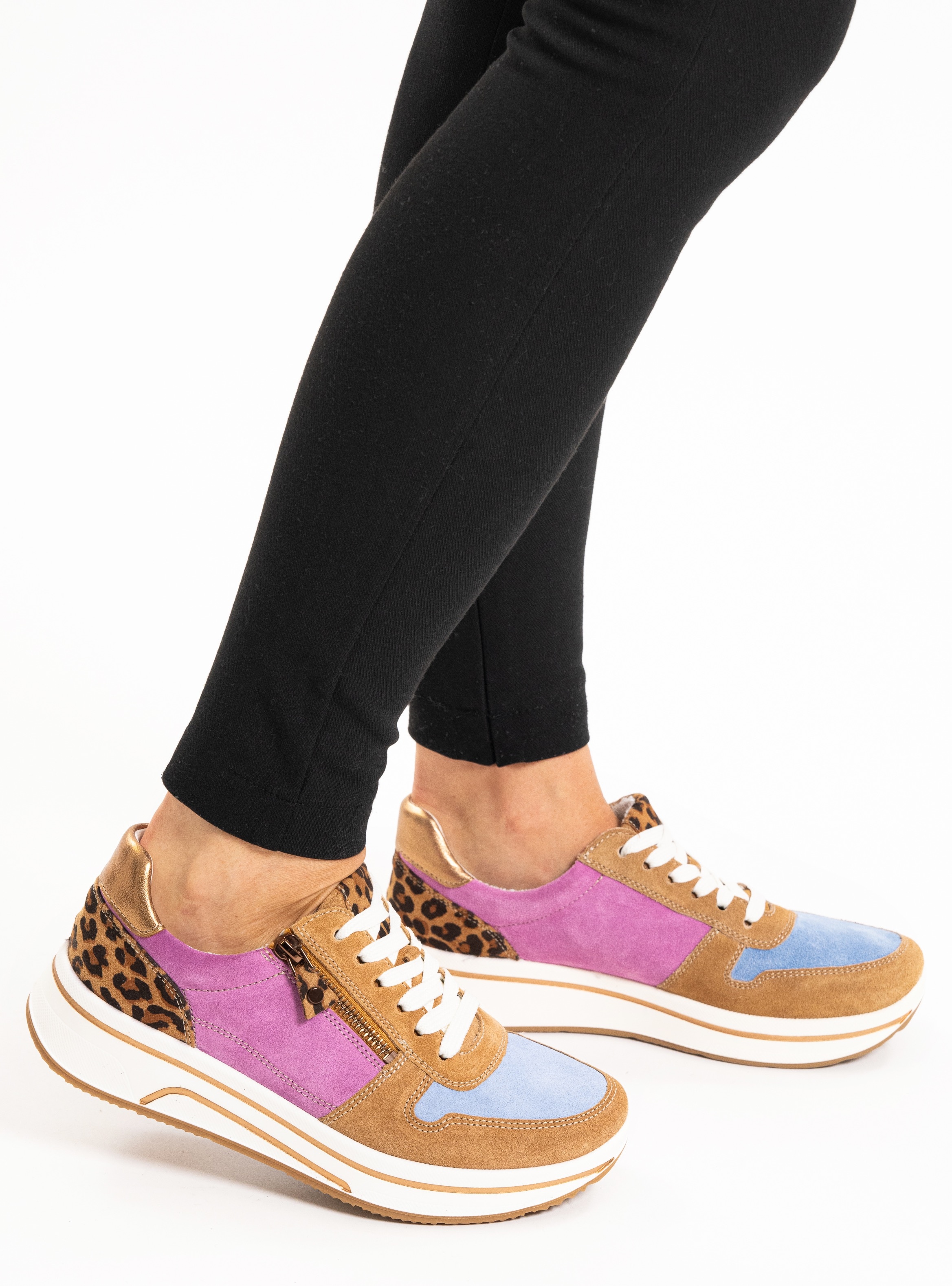 Ara Keilsneaker »SAPPORO«, Keilsneaker, Schnüschuh in Komfortweite H (= sehr weit)
