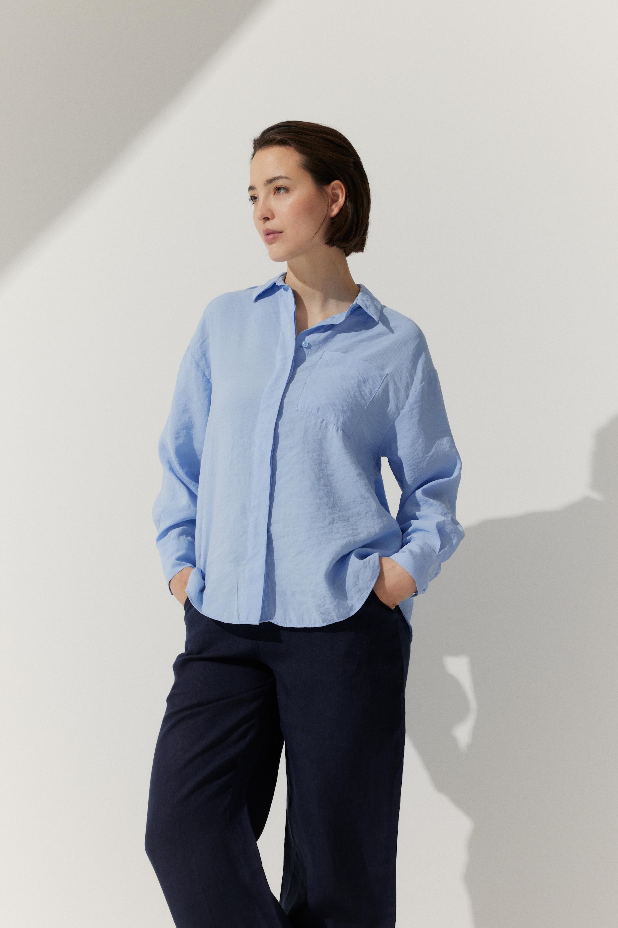 THE FASHION PEOPLE Langarmbluse günstig online kaufen