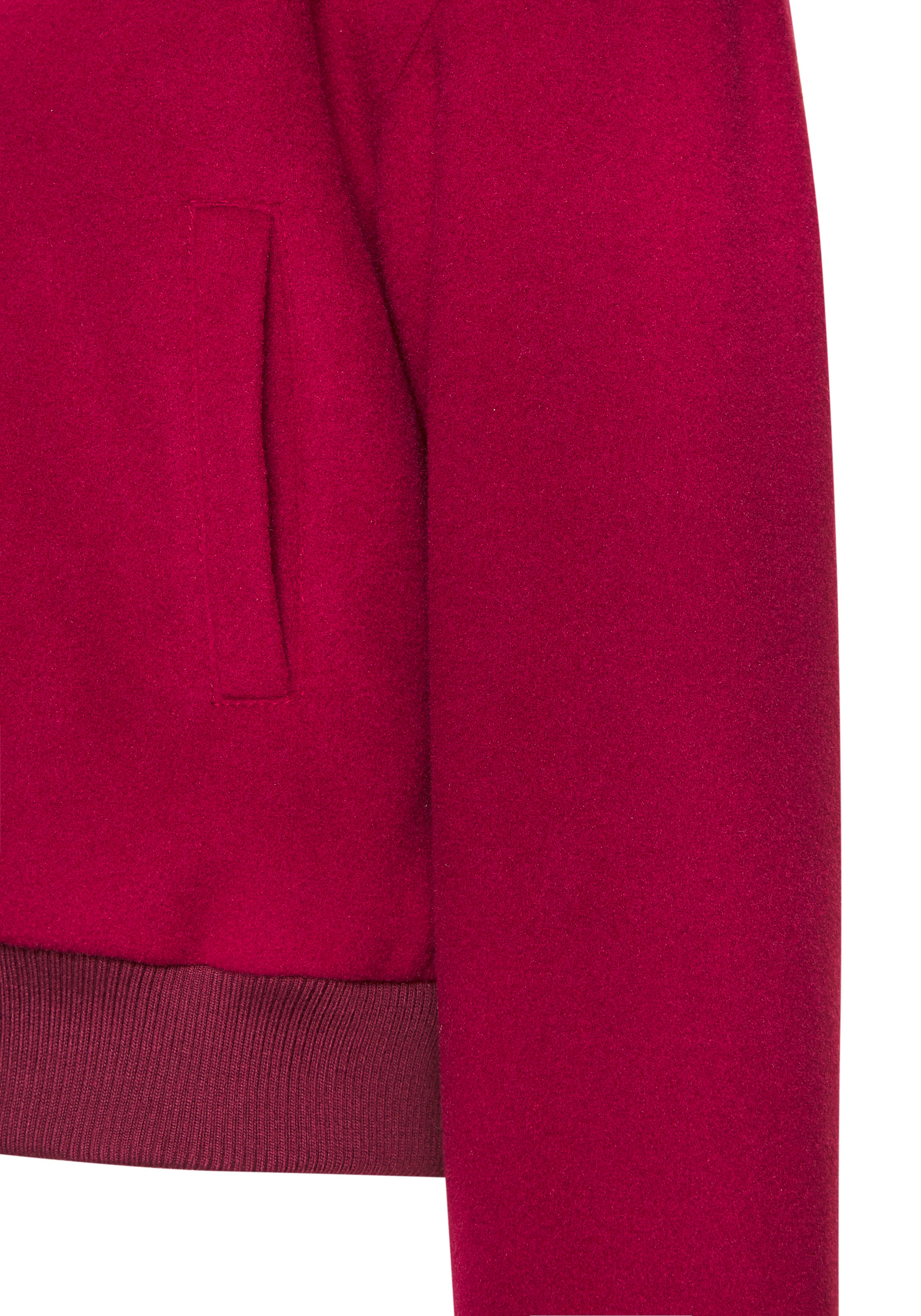 LASCANA Bomberjacke mit Rippbündchen, Pilotenjacke mit Druckknöpfen und Tas günstig online kaufen