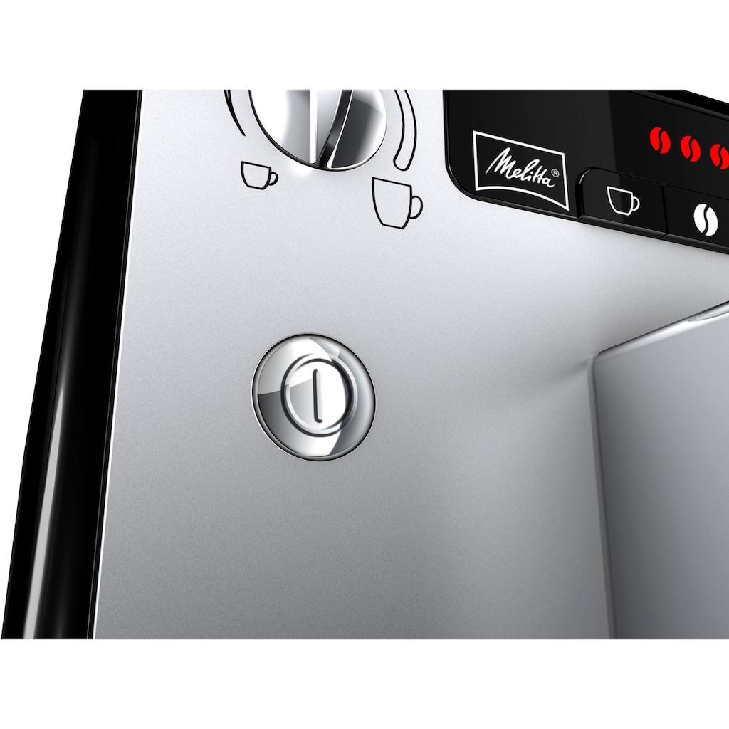 Melitta Kaffeevollautomat »Solo® & Milk E953-202, silber/schwarz«