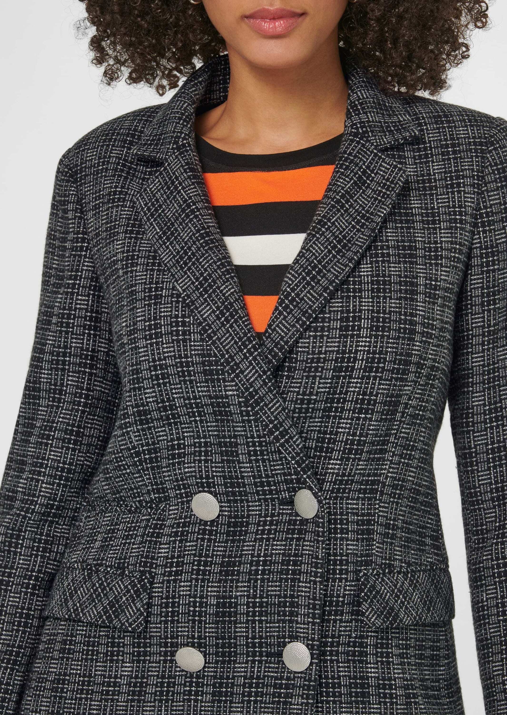 MADELEINE Jackenblazer »Blazer Klassischer Blazer mit silberfarbenen Knöpfen«