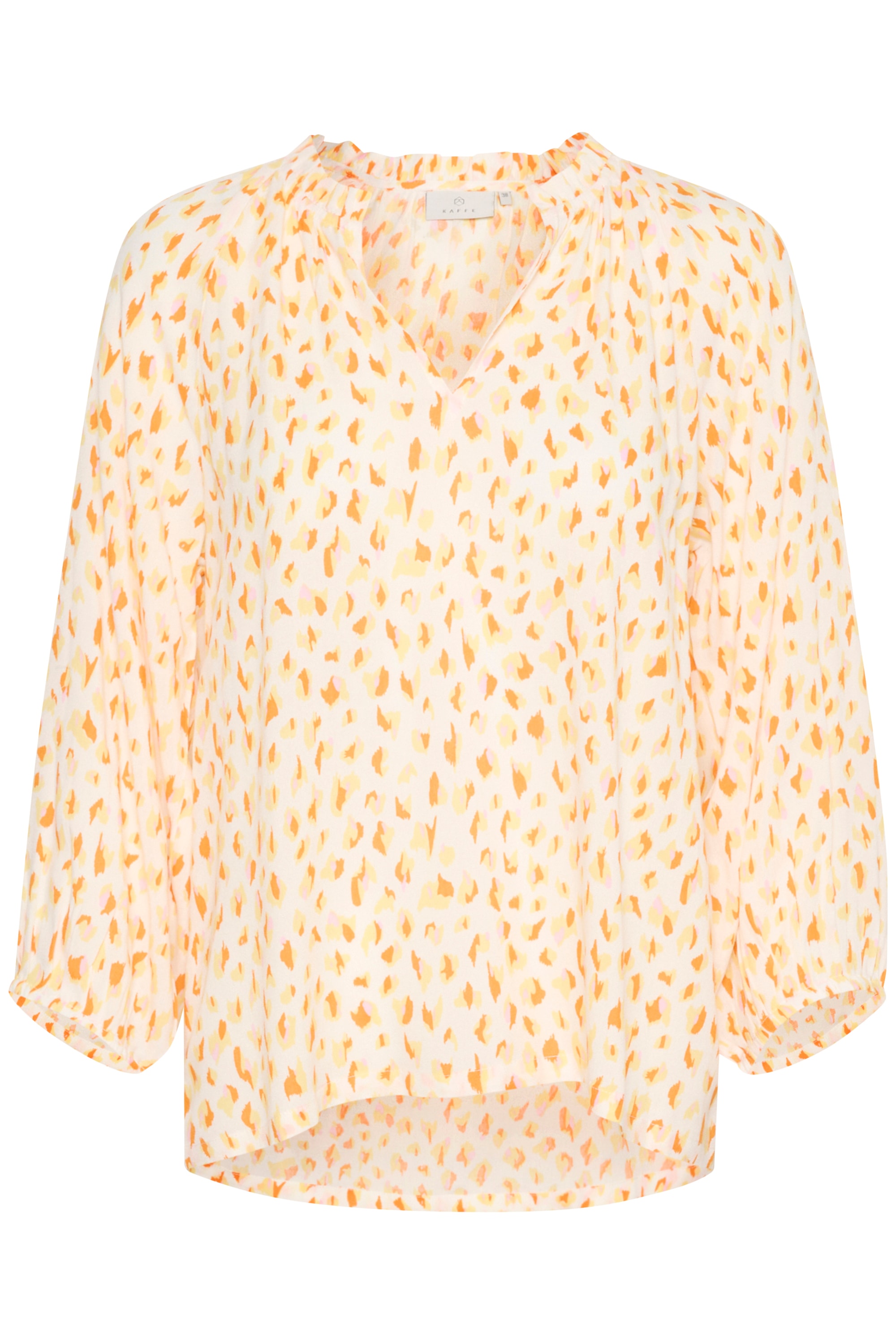 KAFFE Langarmbluse "Damen Bluse langarm KAsigrid"