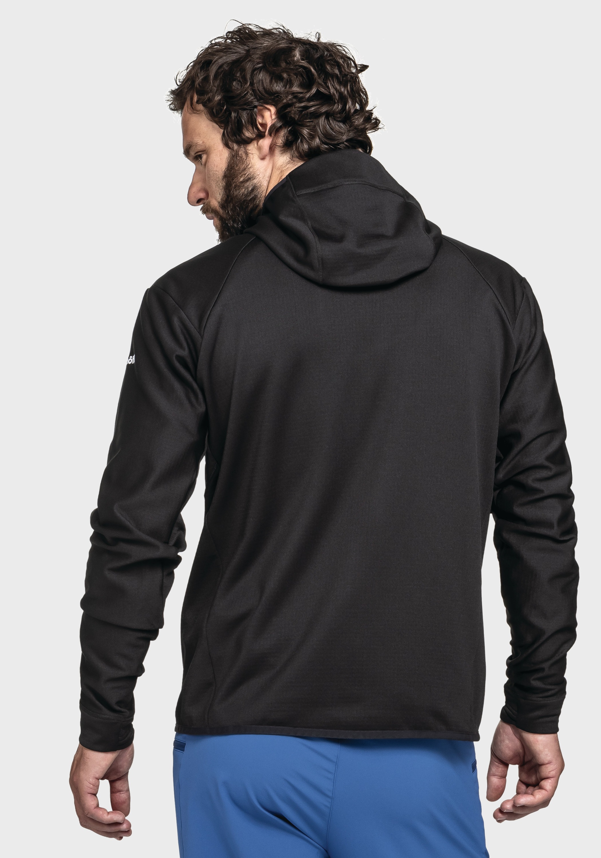 Schöffel Fleecejacke »Mountain Fleece Hoody Style Blaueis MNS«, mit Kapuze