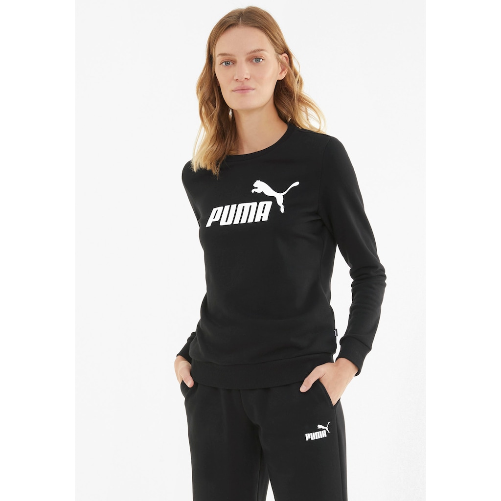 PUMA Kapuzensweatshirt »ESS LOGO CREW TR«