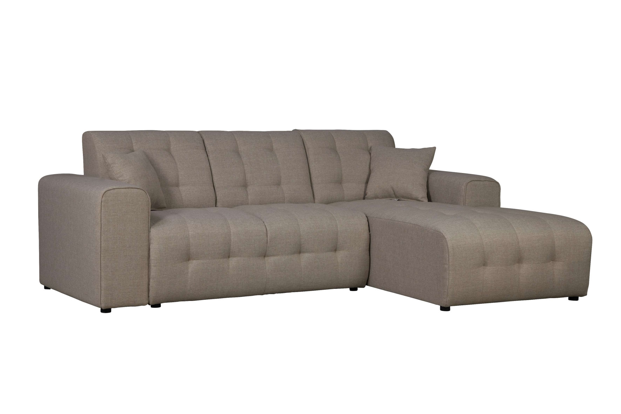 Home affaire Ecksofa »Nosia L-Form«, incl. 2 Zierkissen, mit feiner Steppung