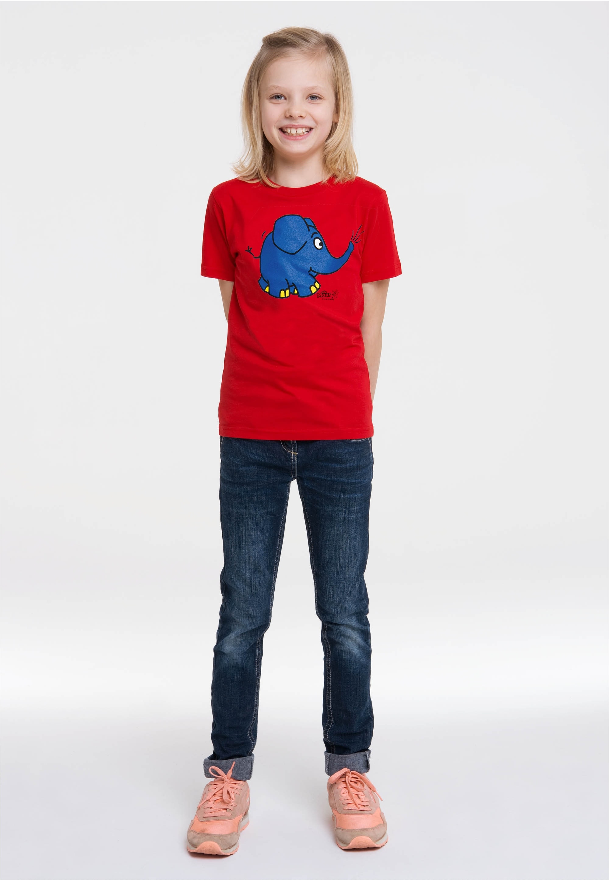 LOGOSHIRT T-Shirt »Sendung mit der Maus - Elefant Törö«, mit coolem Print