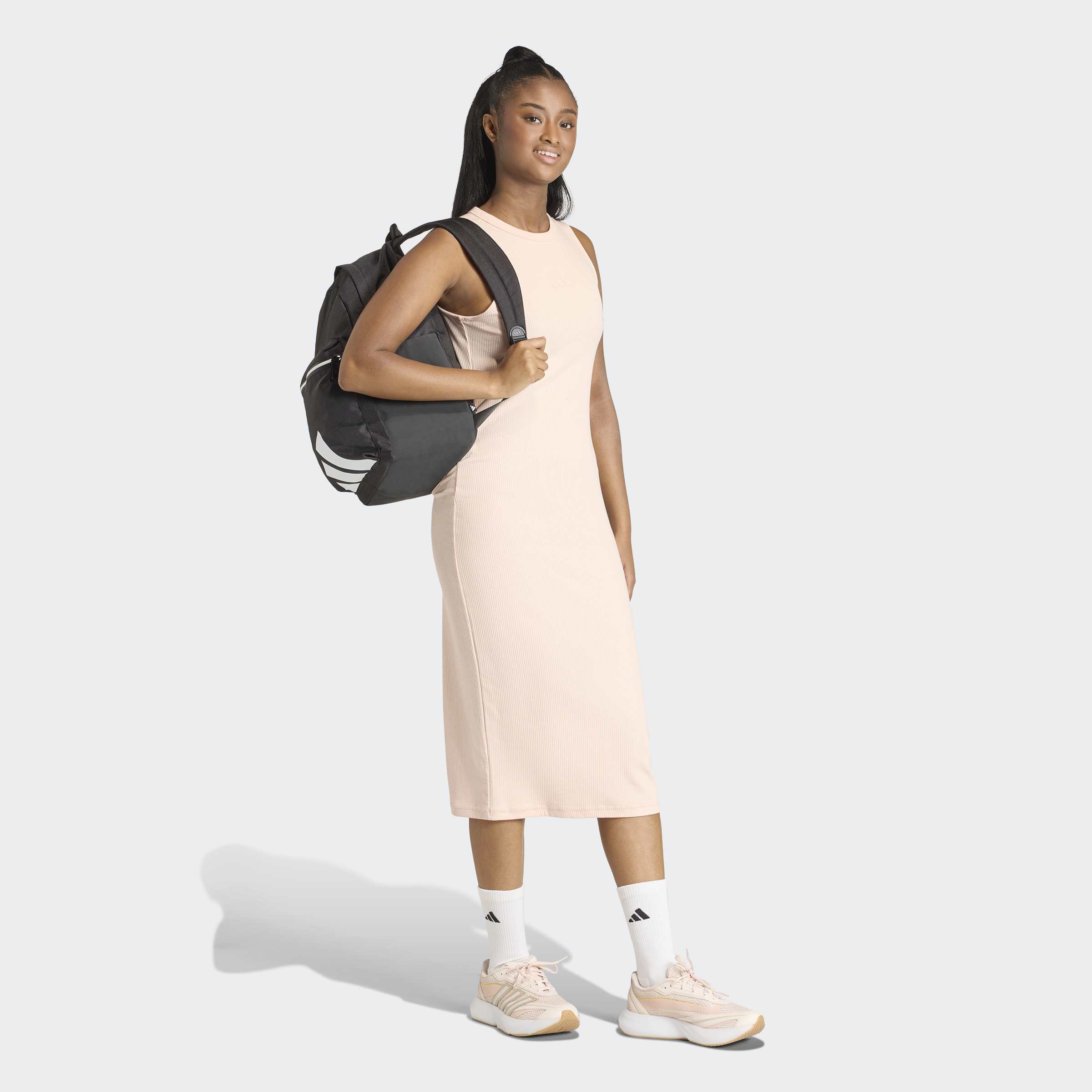 adidas Sportswear Shirtkleid "W ALL SZN RB DR" für Erwachsene geeignet, ohne Verschluss, aus Baumwolle
