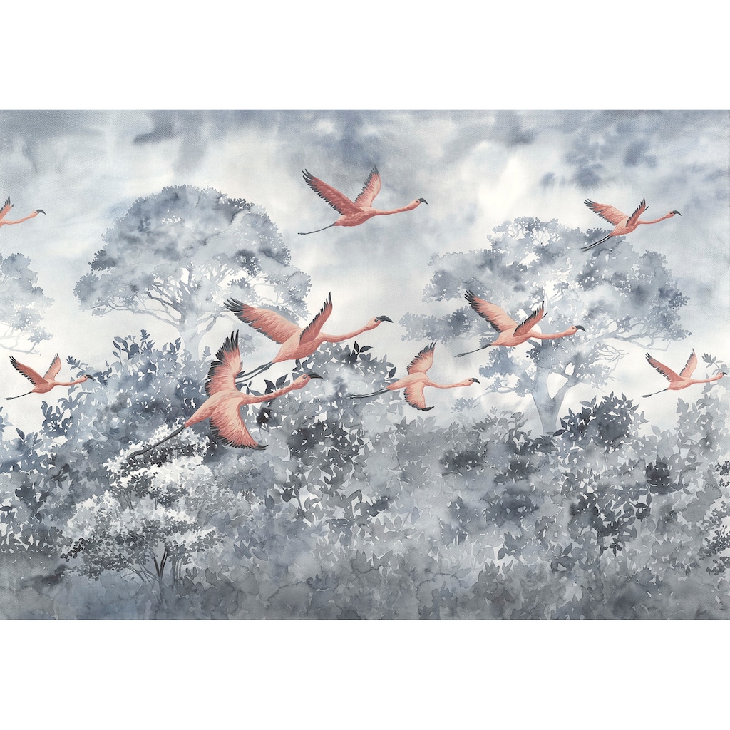 Komar Vliestapete »Flamingos in the Sky«