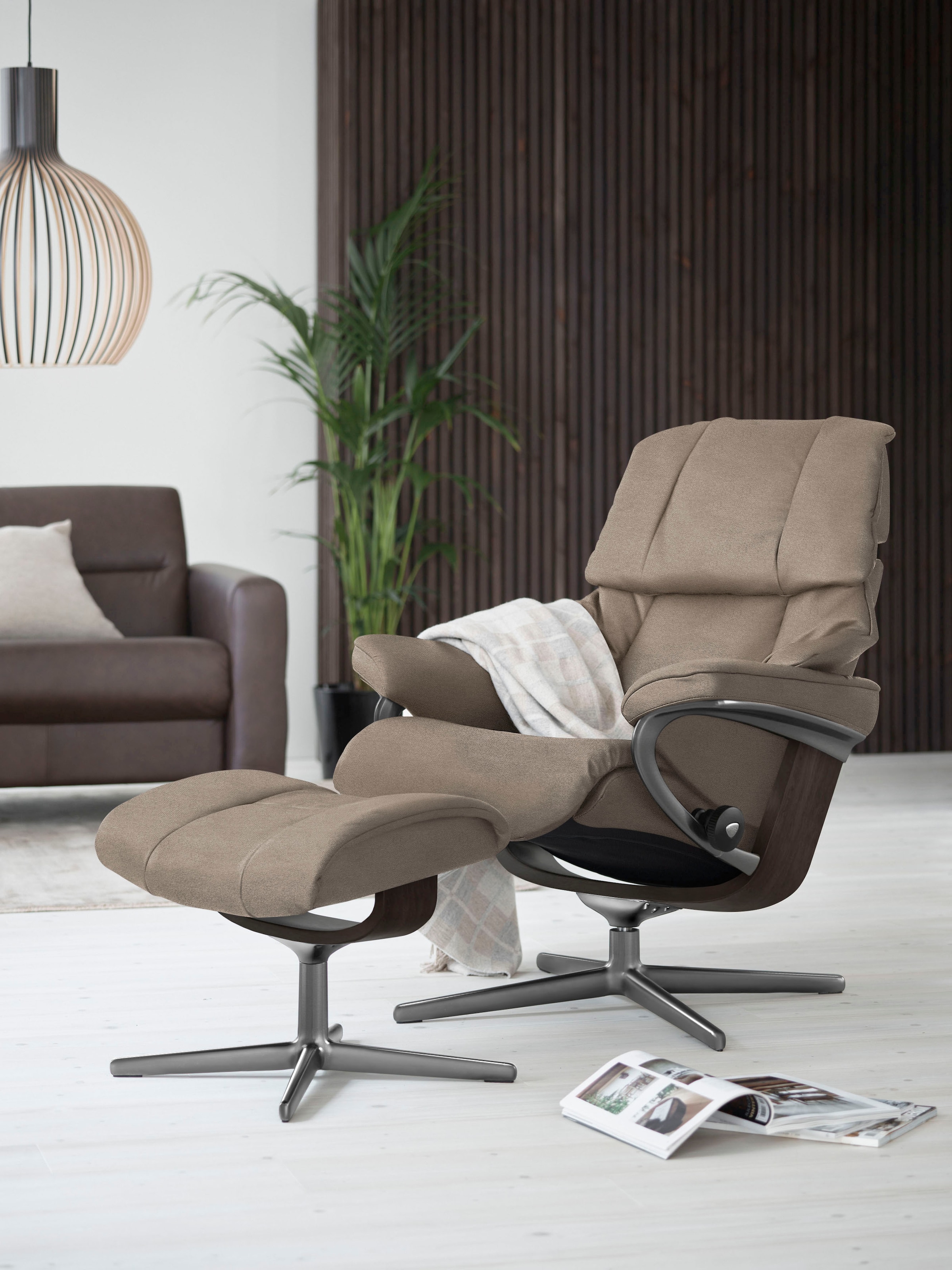 Stressless Relaxsessel "Reno", (Set, Relaxsessel mit Hocker), mit Hocker, m günstig online kaufen
