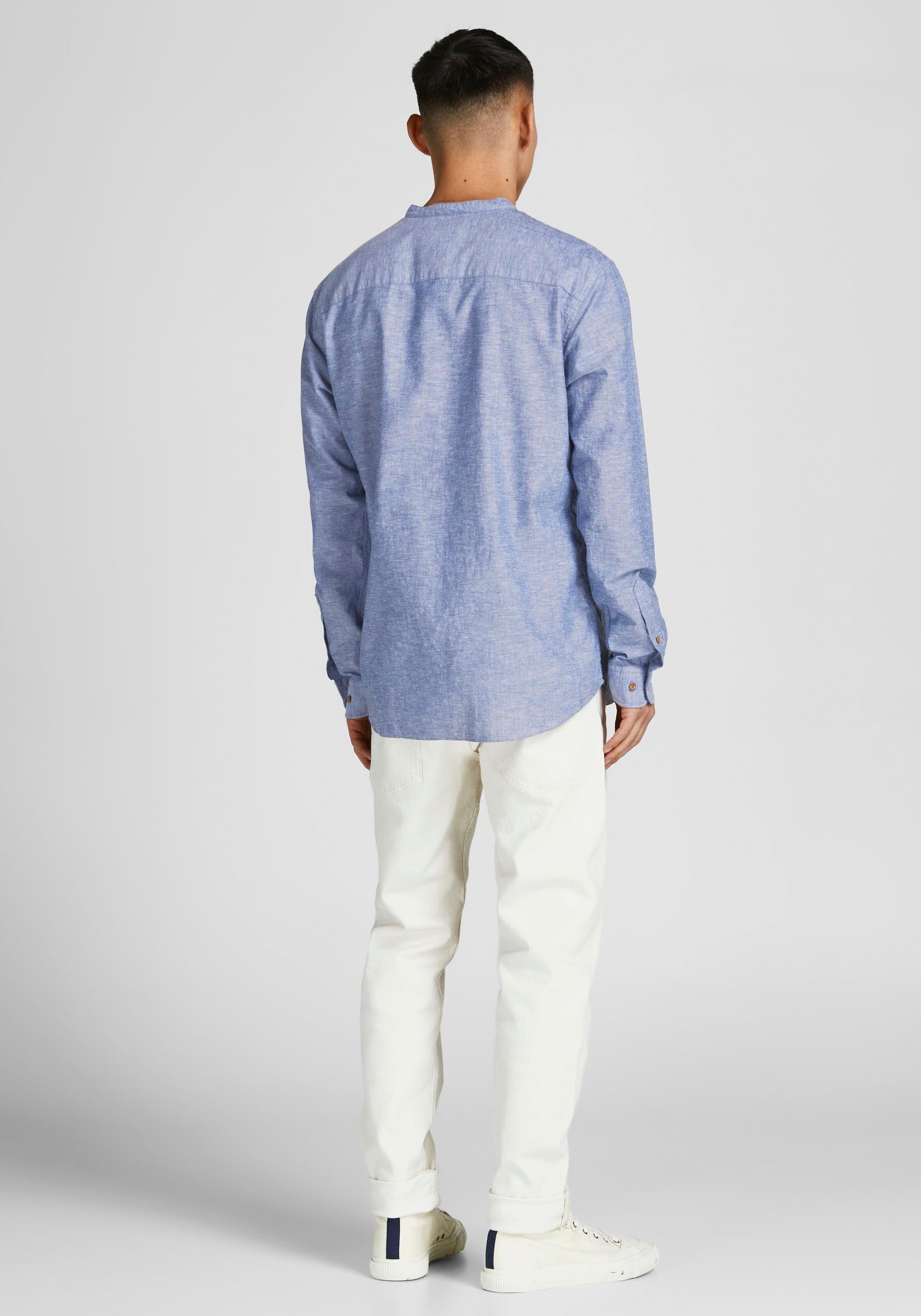 Jack &amp; Jones Langarmhemd »SUMMER HALF PLACKET SHIRT« OR7889