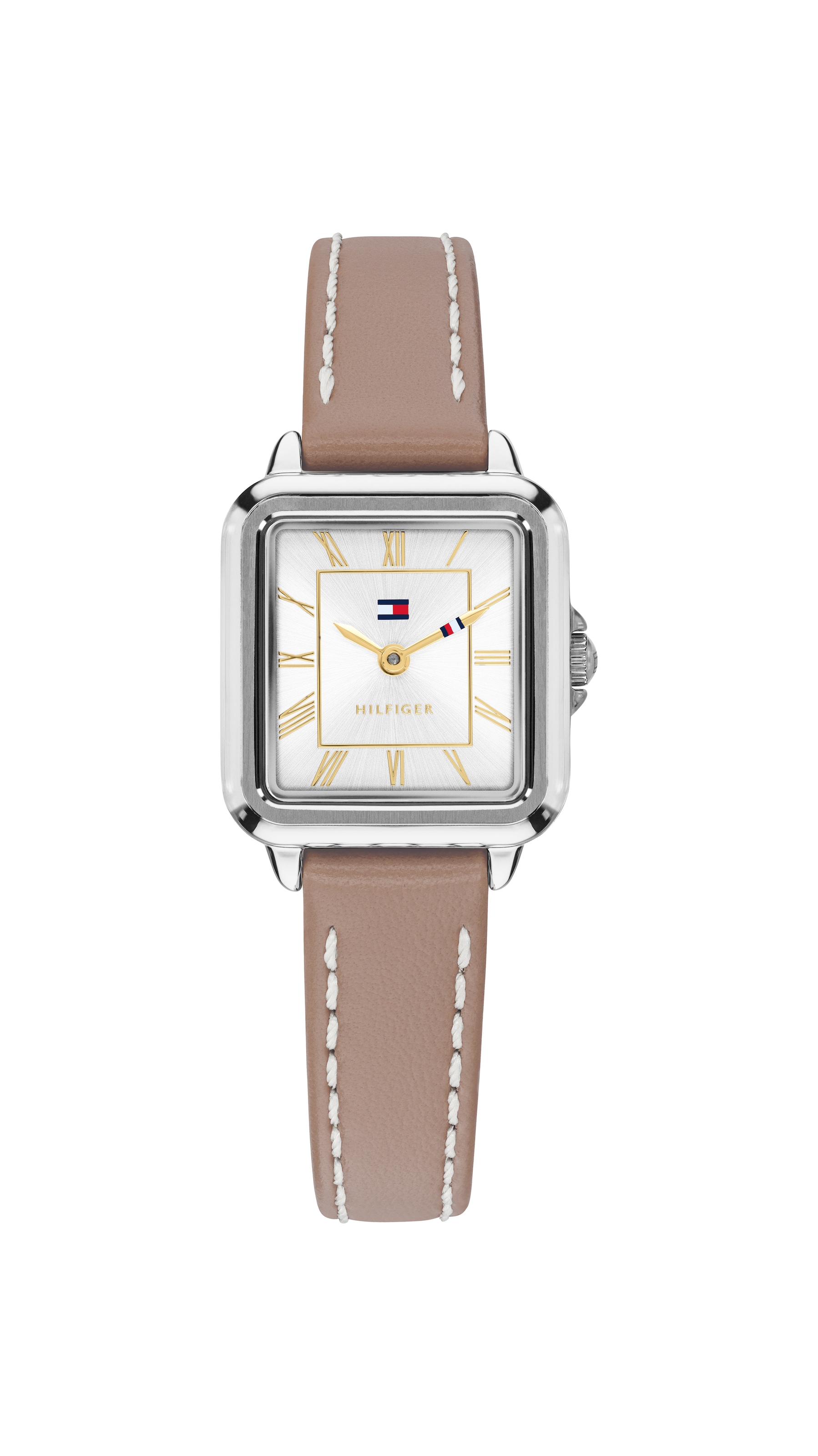 Tommy Hilfiger Quarzuhr »MIA« Armbanduhr, Damenuhr, Lederarmband, analog