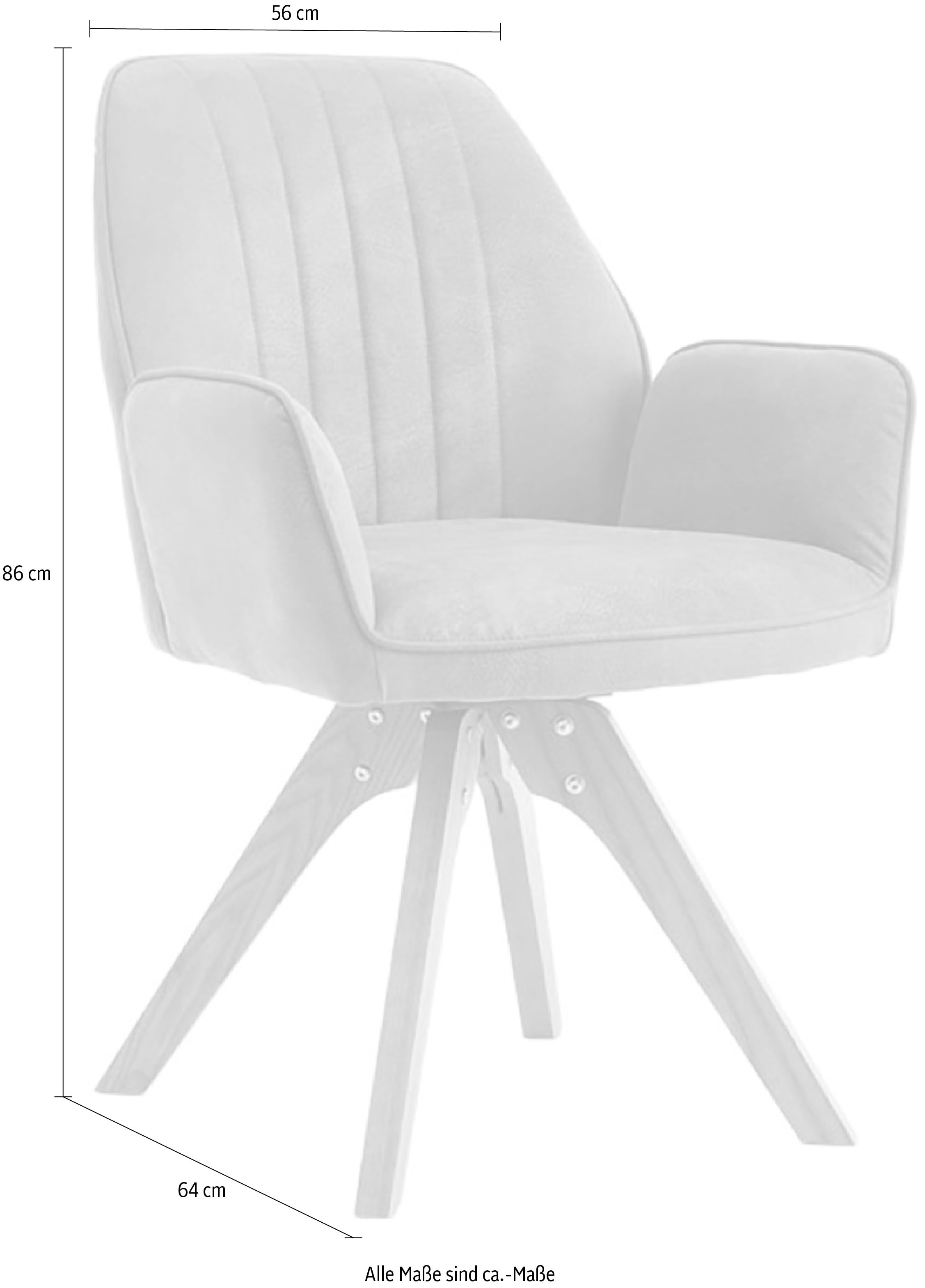 Home affaire Stuhl »Pollenca« (Set) 2 Stk.tolle Optik