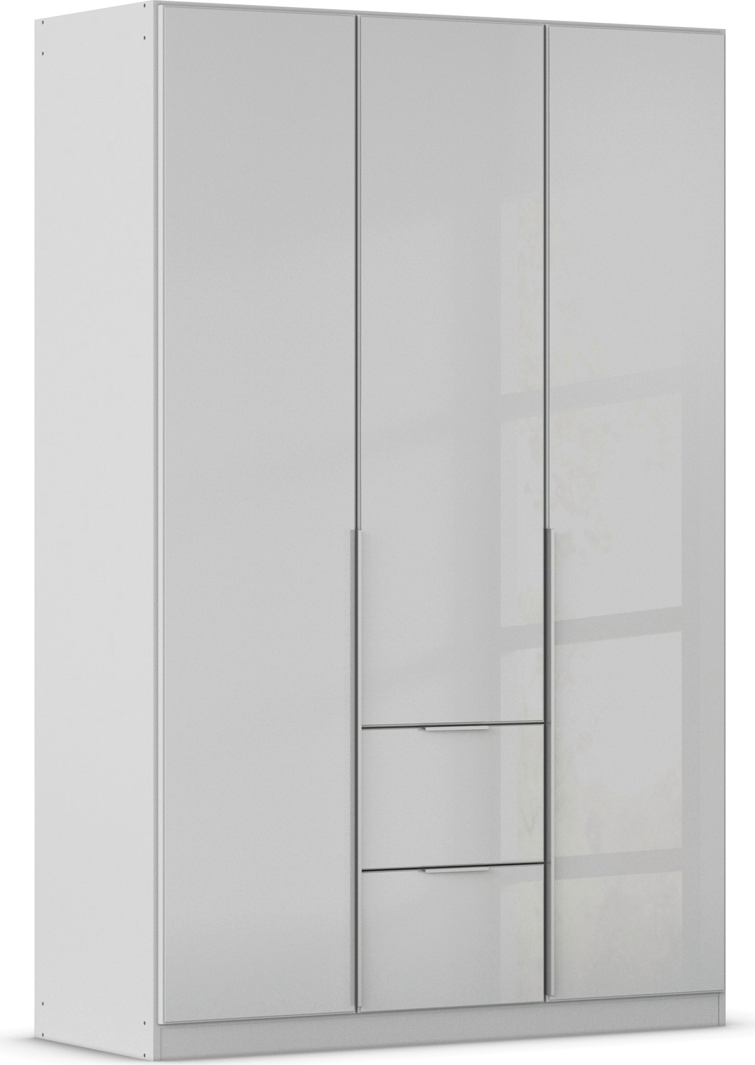 OTTO home Drehtürenschrank "Kleiderschrank Kleiderschränke Schrank Garderobe AGORDO mit Glasfront" in zwei Griff-Farben, Breiten 91-360 cm, mit Außenschubkästen, in 7 Breiten und 2 Höhen MADE IN GERMANY