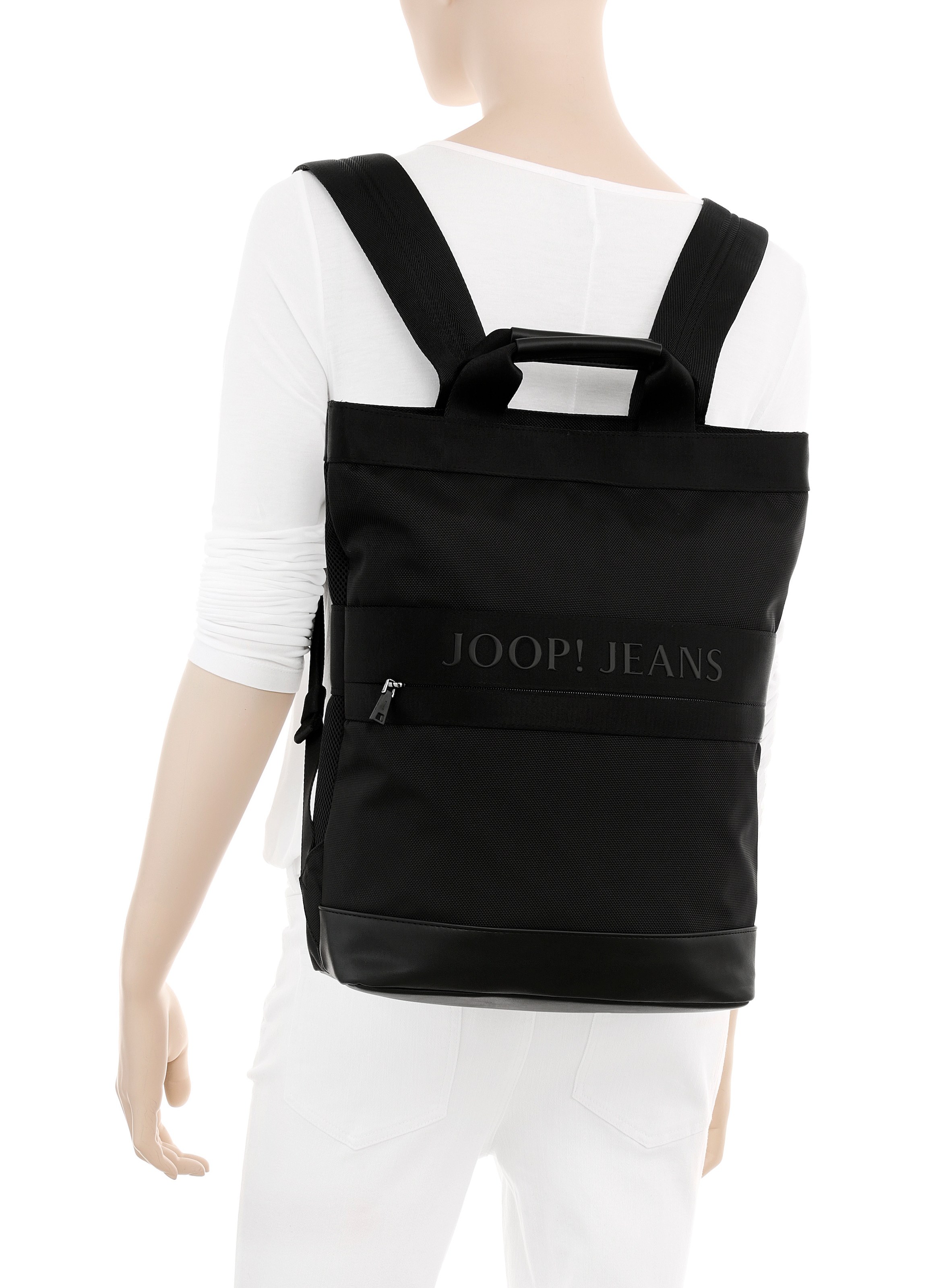 Joop Jeans Cityrucksack mit | »modica bestellen backpack falk Vortasche BAUR online Reißverschluss- svz«