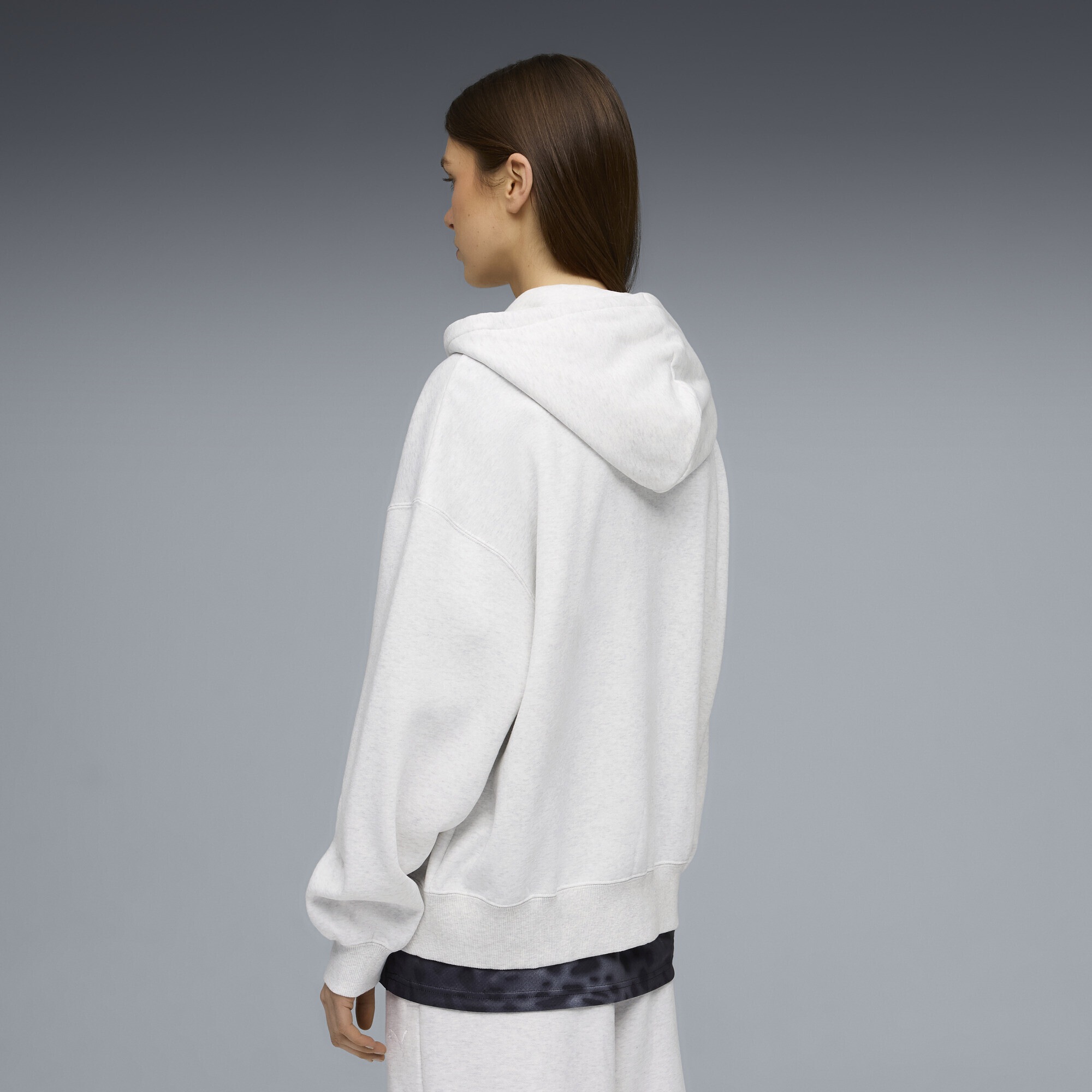 PUMA Hoodie »Essentials Oversized Fleece Kapuzenjacke Damen«
