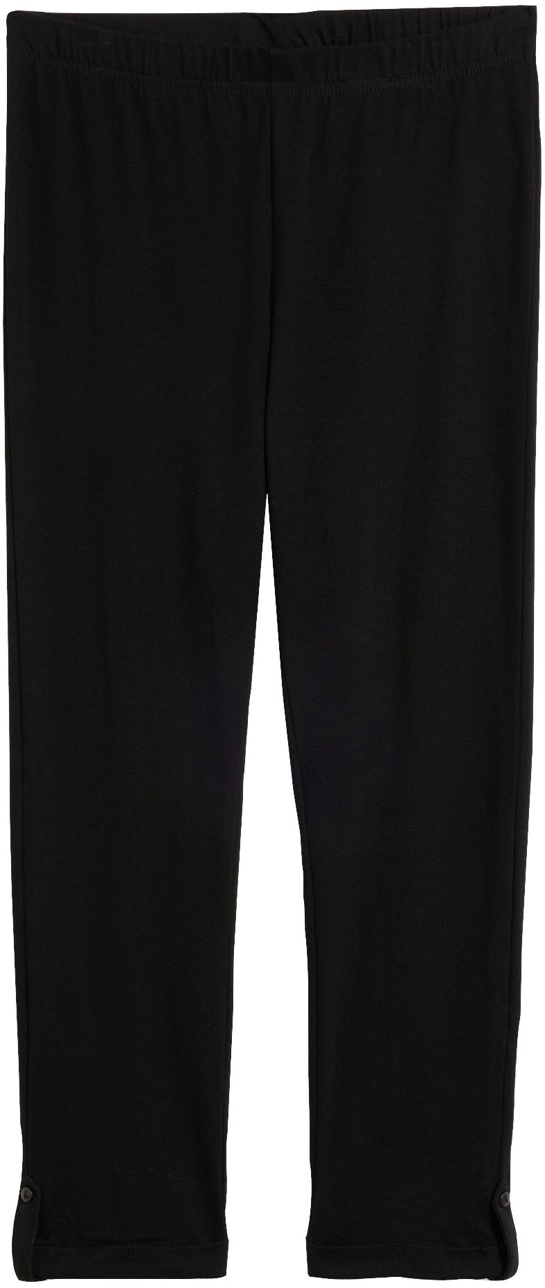 bonprix Caprileggings  aus Baumwolle mit Elasthan, Skinny Fit, mit gekrempeltem Saum