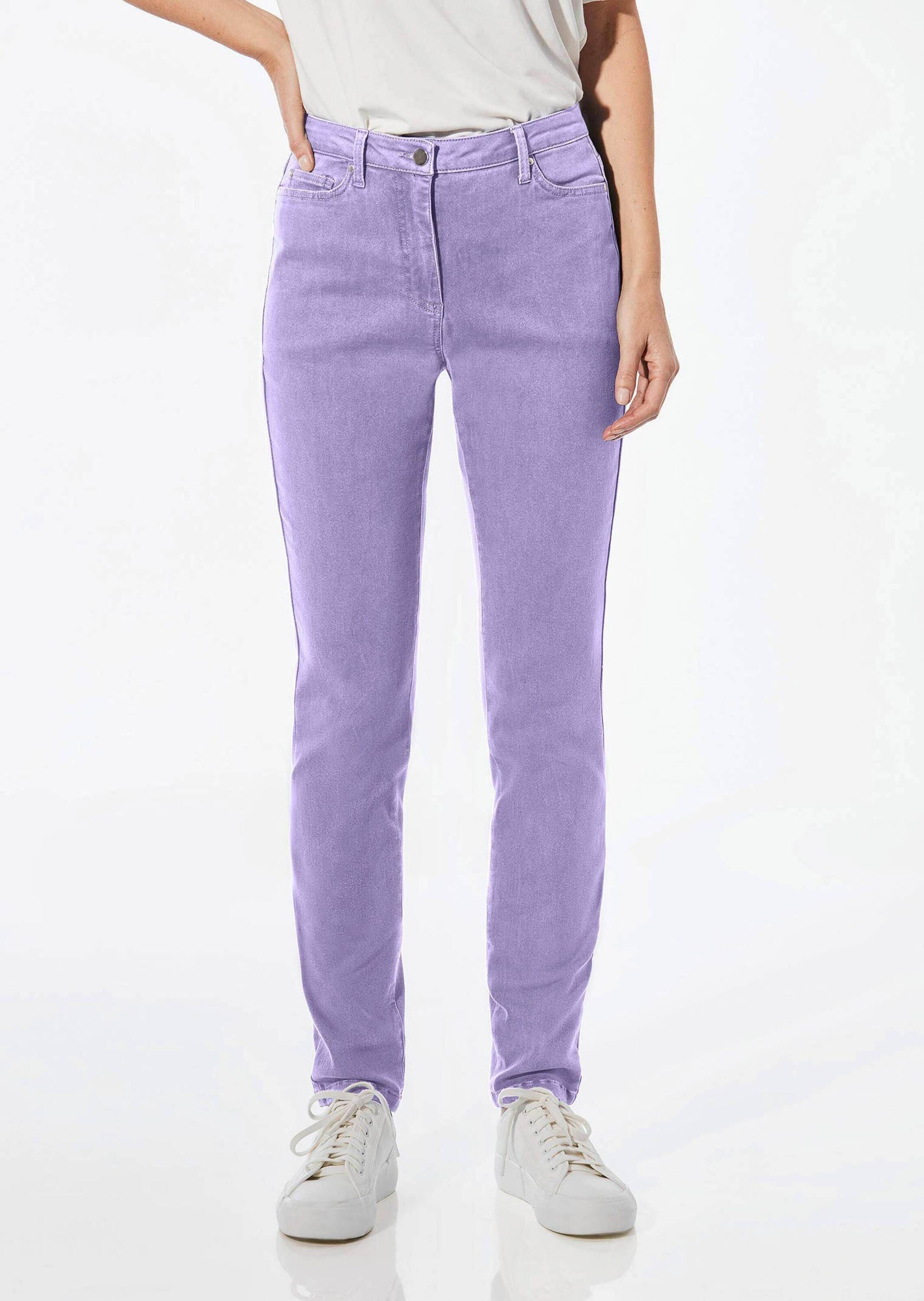 GOLDNER Regular-fit-Jeans »Lange Freizeithose BELLA mit Formbund«