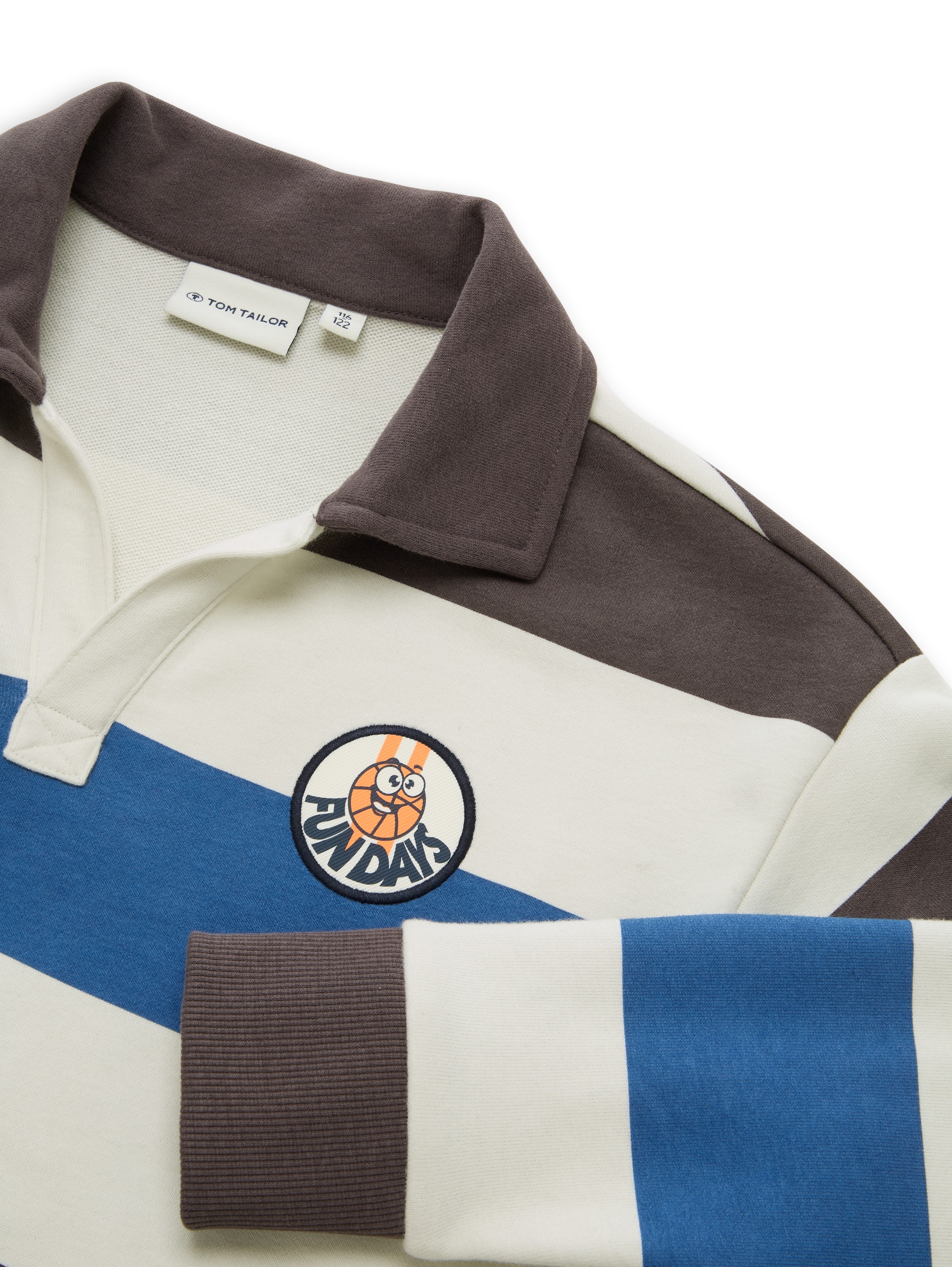 TOM TAILOR Sweatshirt , mit Streifen Muster
