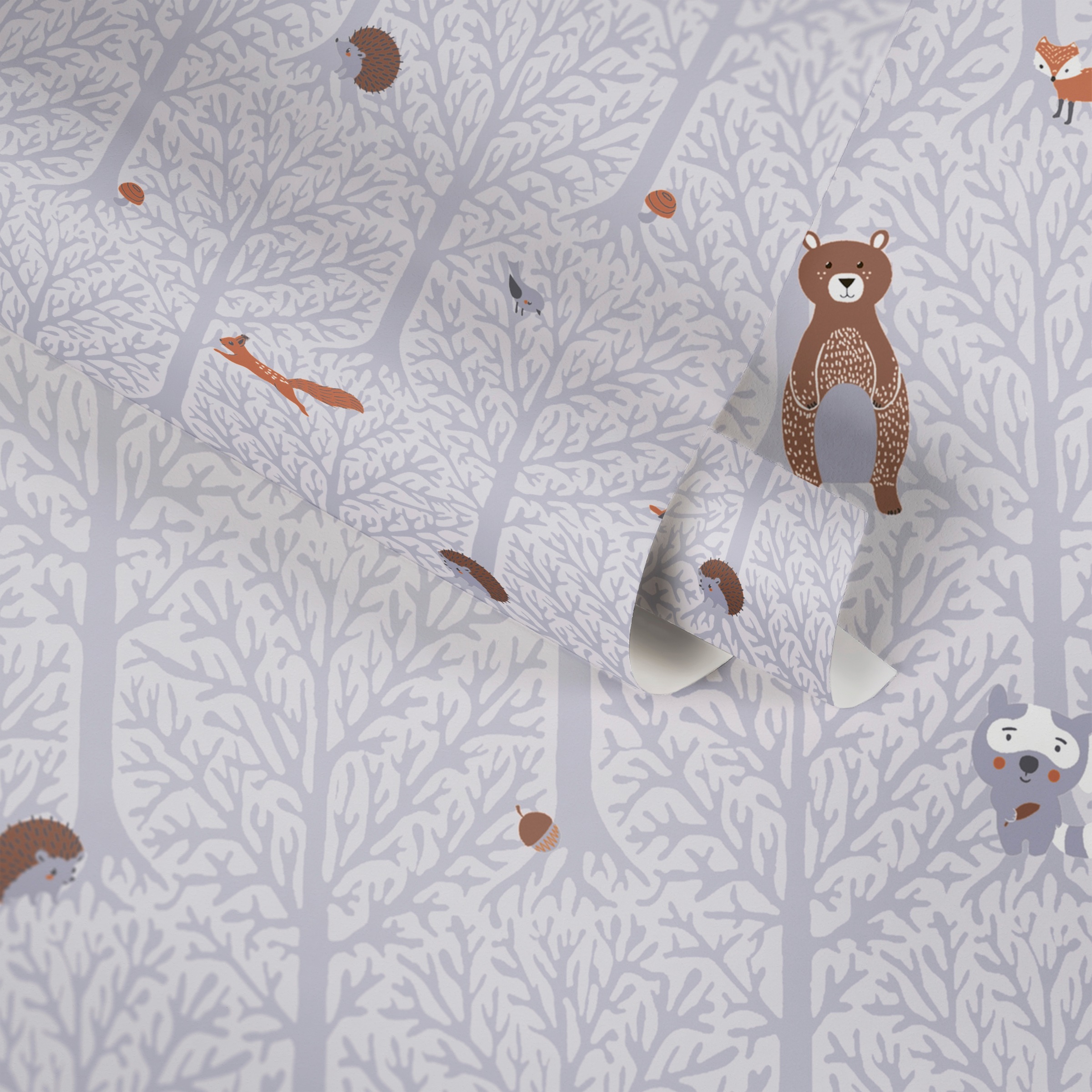 A.S. Création Vliestapete »Little Love«, Motiv-abstrakt-naturalistisch, Kindertapete Tapete Wald Tapeten Kinderzimmer Schlafzimmer Design Büro