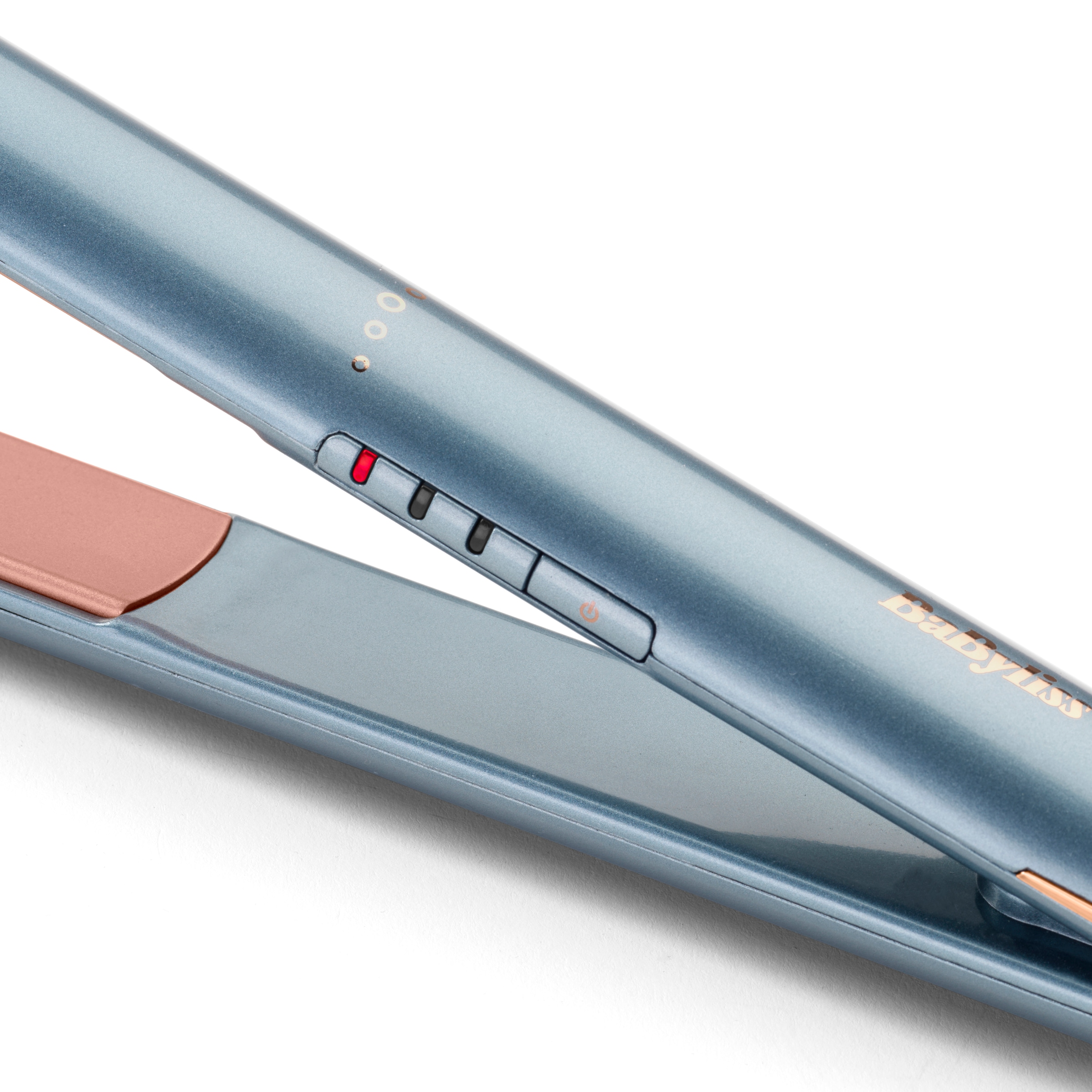 BaByliss Glätteisen »Denim Luxe Glätteisen«, mit ultraglatten Titan-Keramik-Platten für brillanten Glanz
