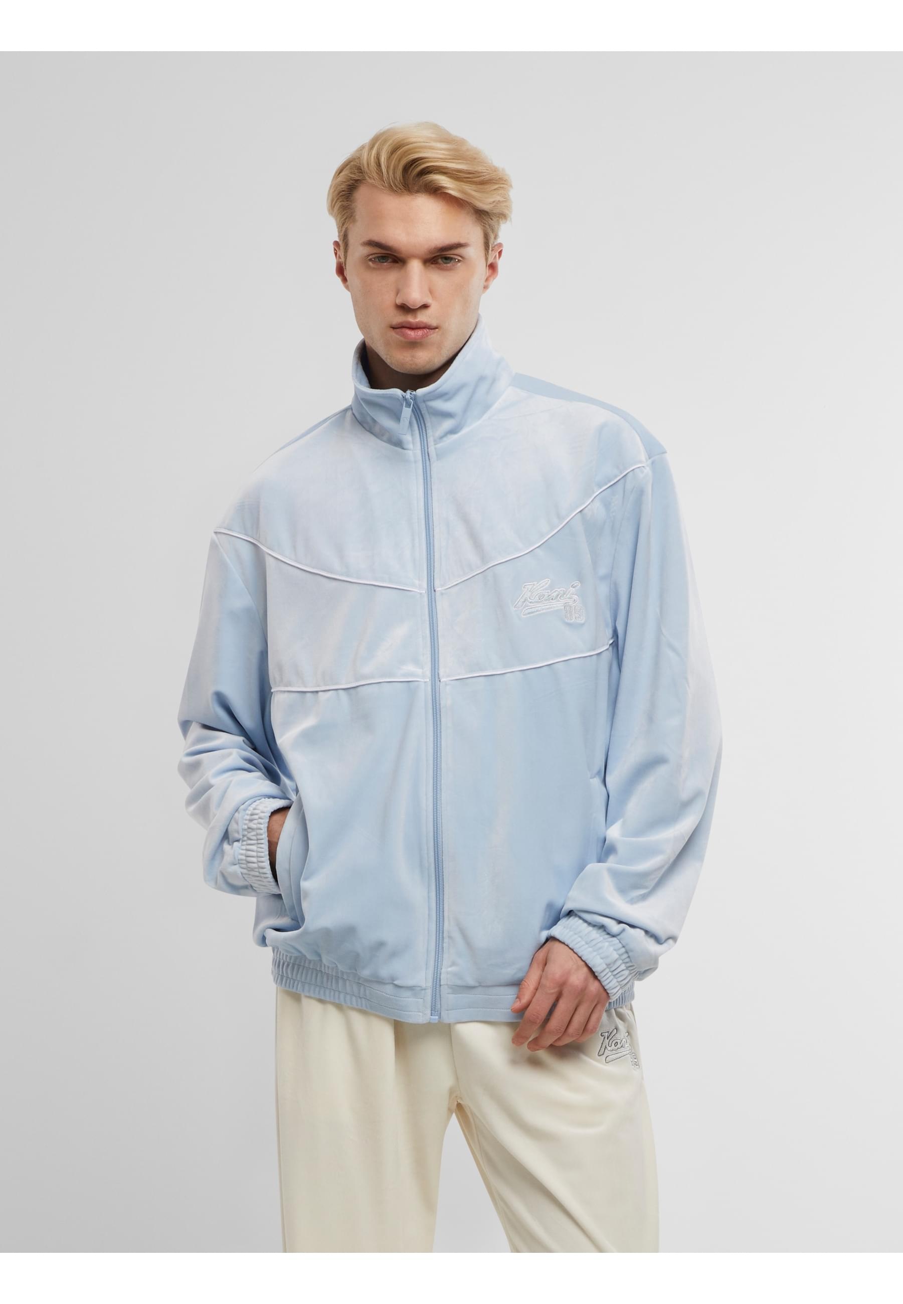 Karl Kani Trainingsjacke »Karl Kani KM251-011-1 Sport Patch Essential Trackjacket«, (1 St.), ohne Kapuze