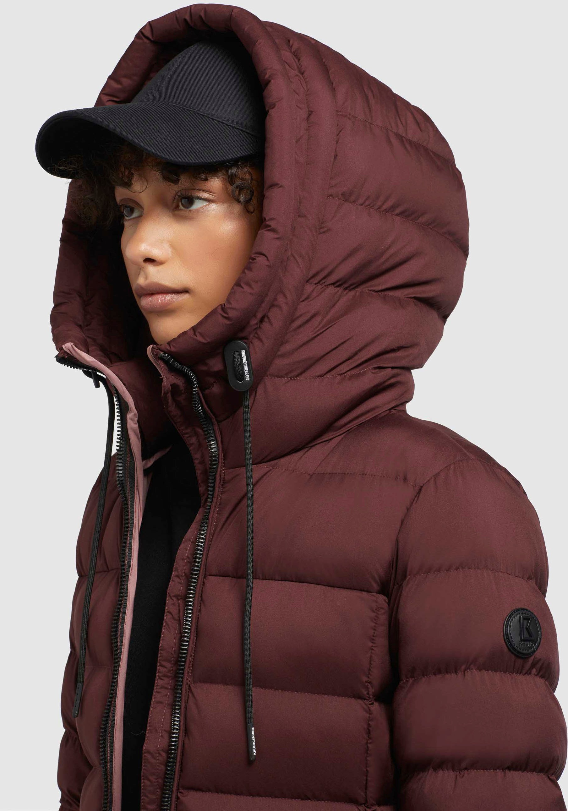 KHUJO AETHE Quilted Coat Red S 3