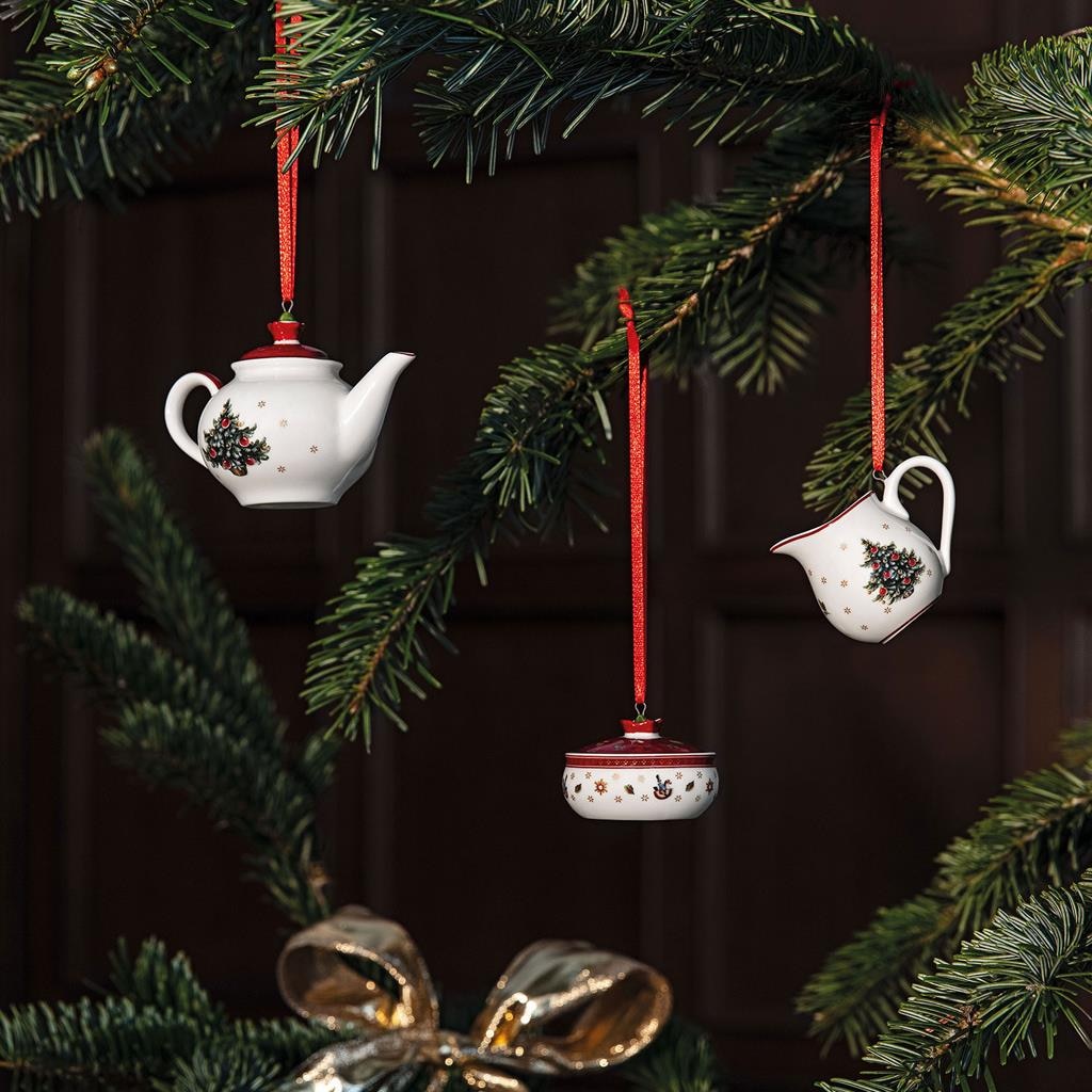 Villeroy & Boch Dekofigur »Ornamente Kaffeeset Toy's Delight Decoration 3er Set bunt«