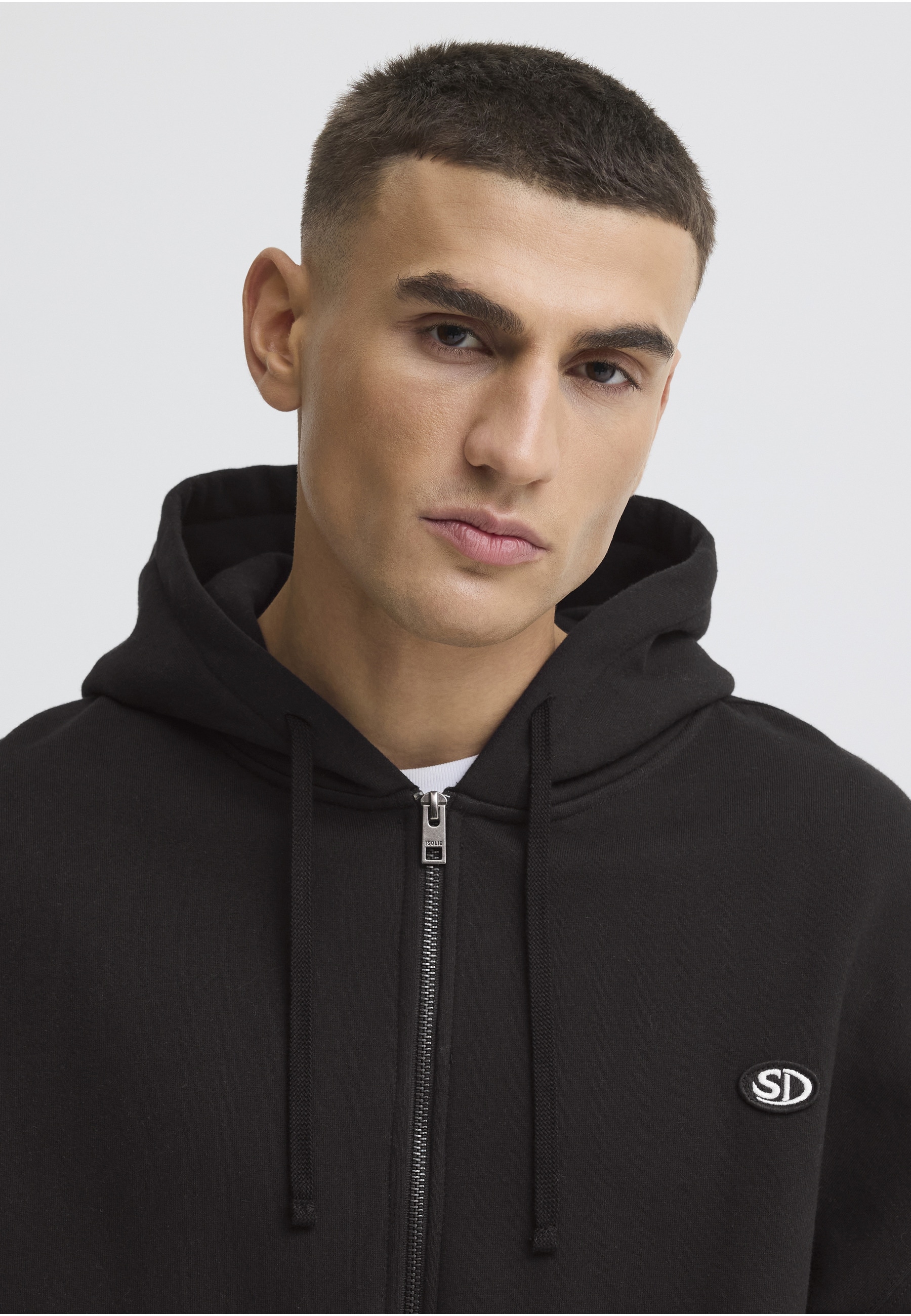 !Solid Rundhalspullover »!SOLID SDVARRO HOOD« 1