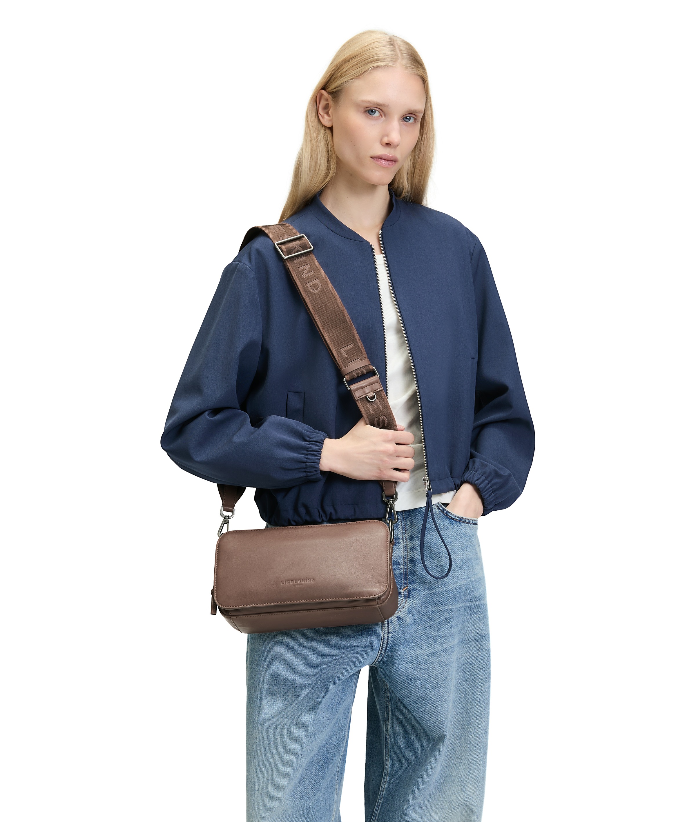Liebeskind Berlin Umhängetasche »Crossbody CARRY OVER SHEEP NATURAL«