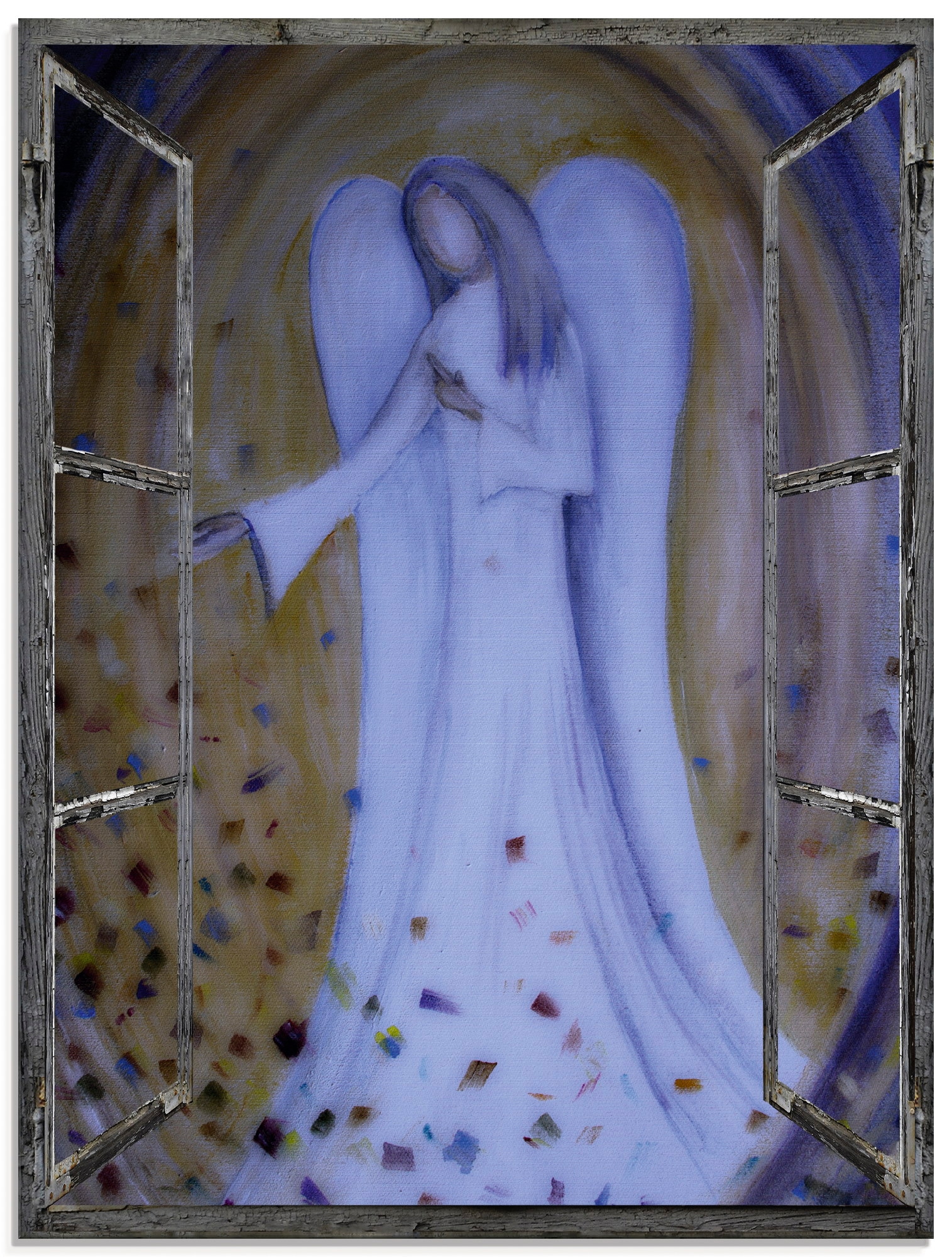 Artland Glasbild "Fensterblick - Engel", Religion, (1 St.), in verschiedenen Größen