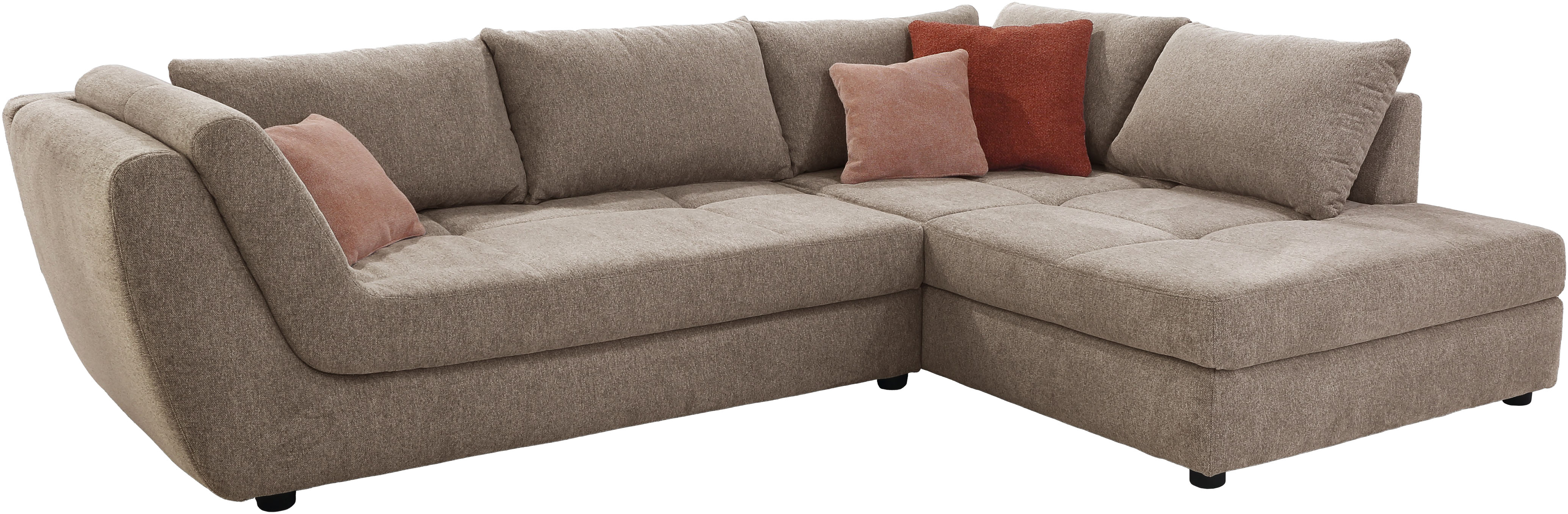 Thumbnail - Jockenhöfer Gruppe Ecksofa "Rascasse, L-Form, Rampenotik im modernen Design" alle Kissen inklusive, rechts oder links mo...