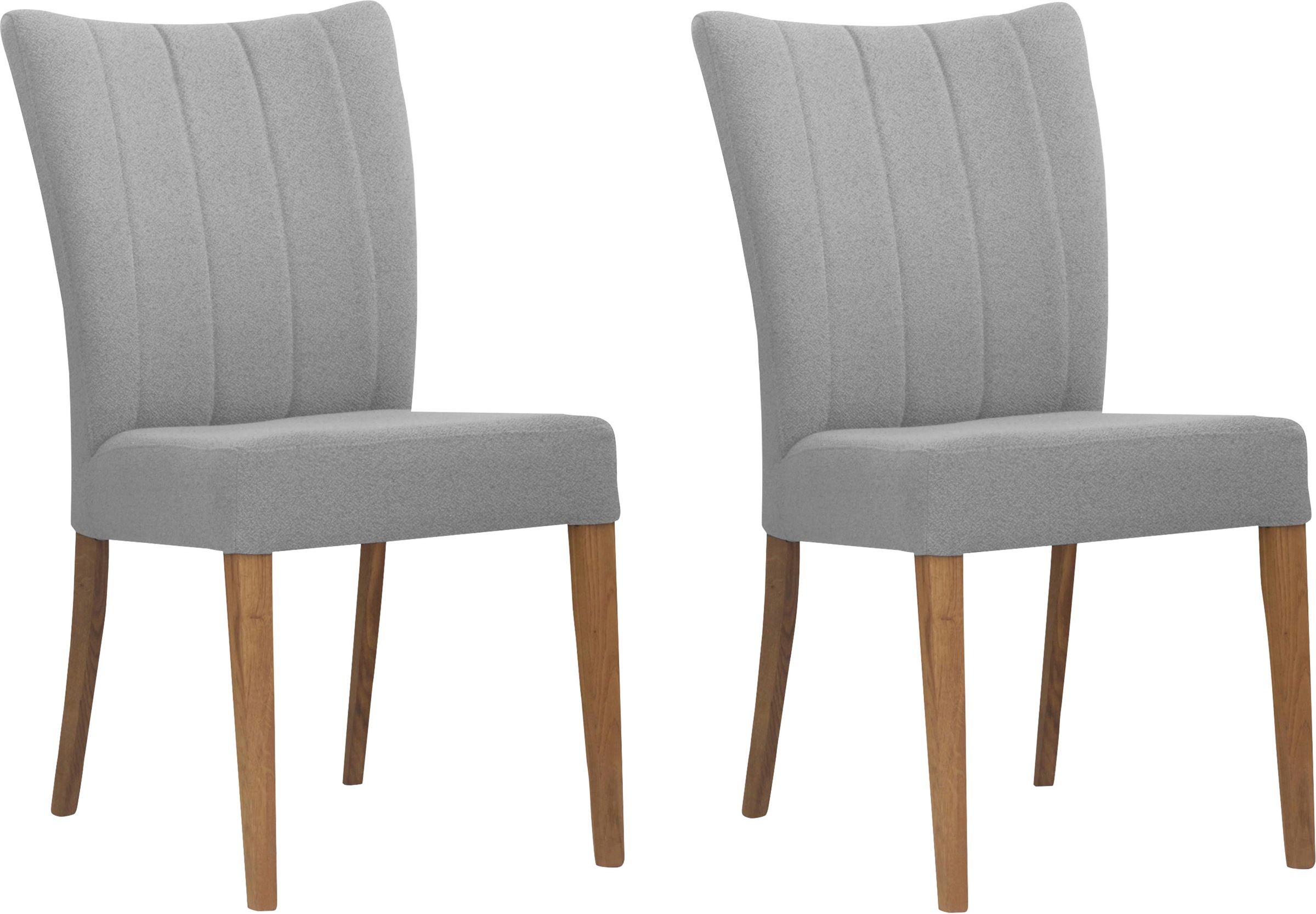 OTTO home 4-Fußstuhl "Dia" (Set) 2 Stk.Gestell Eiche massiv geölt günstig online kaufen