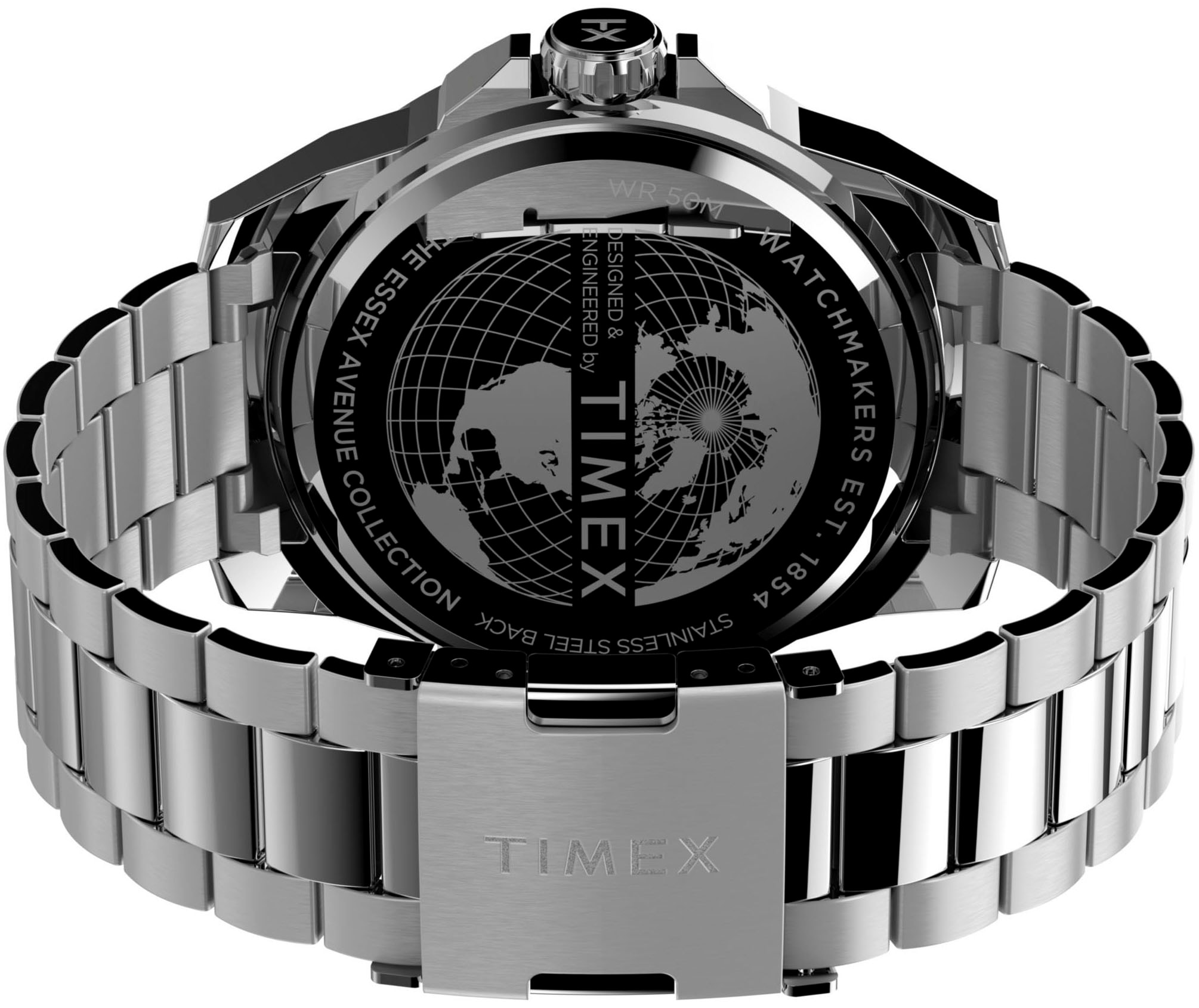 Timex Multifunktionsuhr »ESSEX«, Quarzuhr, Armbanduhr, Herrenuhr, Datum, Leuchtzeiger, analog