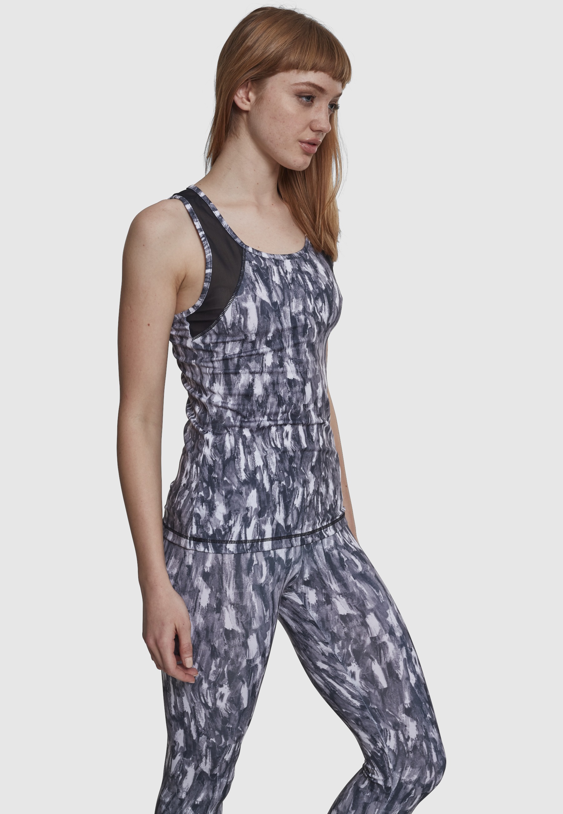 URBAN CLASSICS Muskelshirt »Urban Classics Damen Ladies Active Graphic Top« 1 Stk.