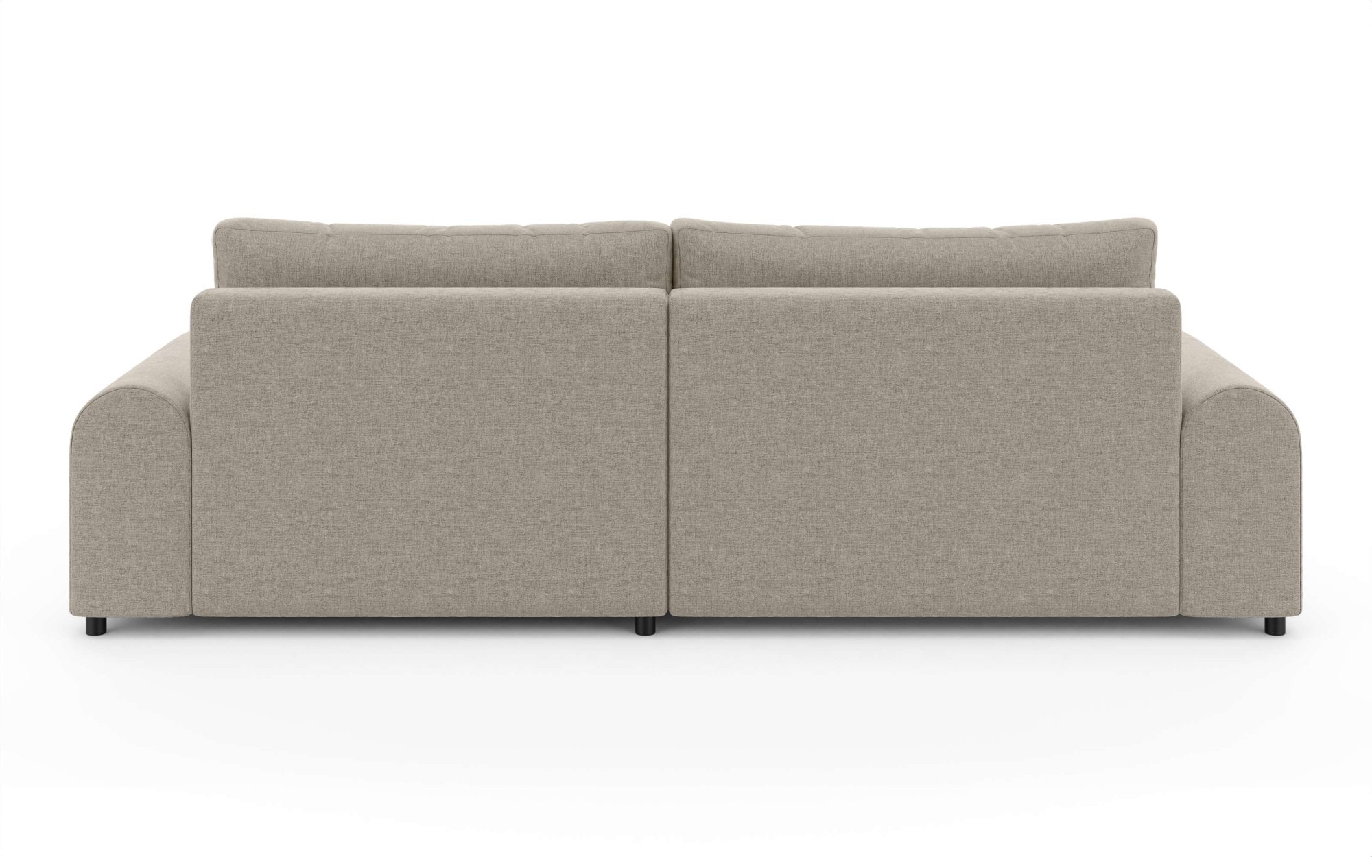 INOSIGN Ecksofa »Marsby, mit Bettfunktion und Bettkasten, Maße: B/H/T 242/65/145 cm«, L-Form mit Wellenunterfederung, Recamiere links oder rechts bestellbar