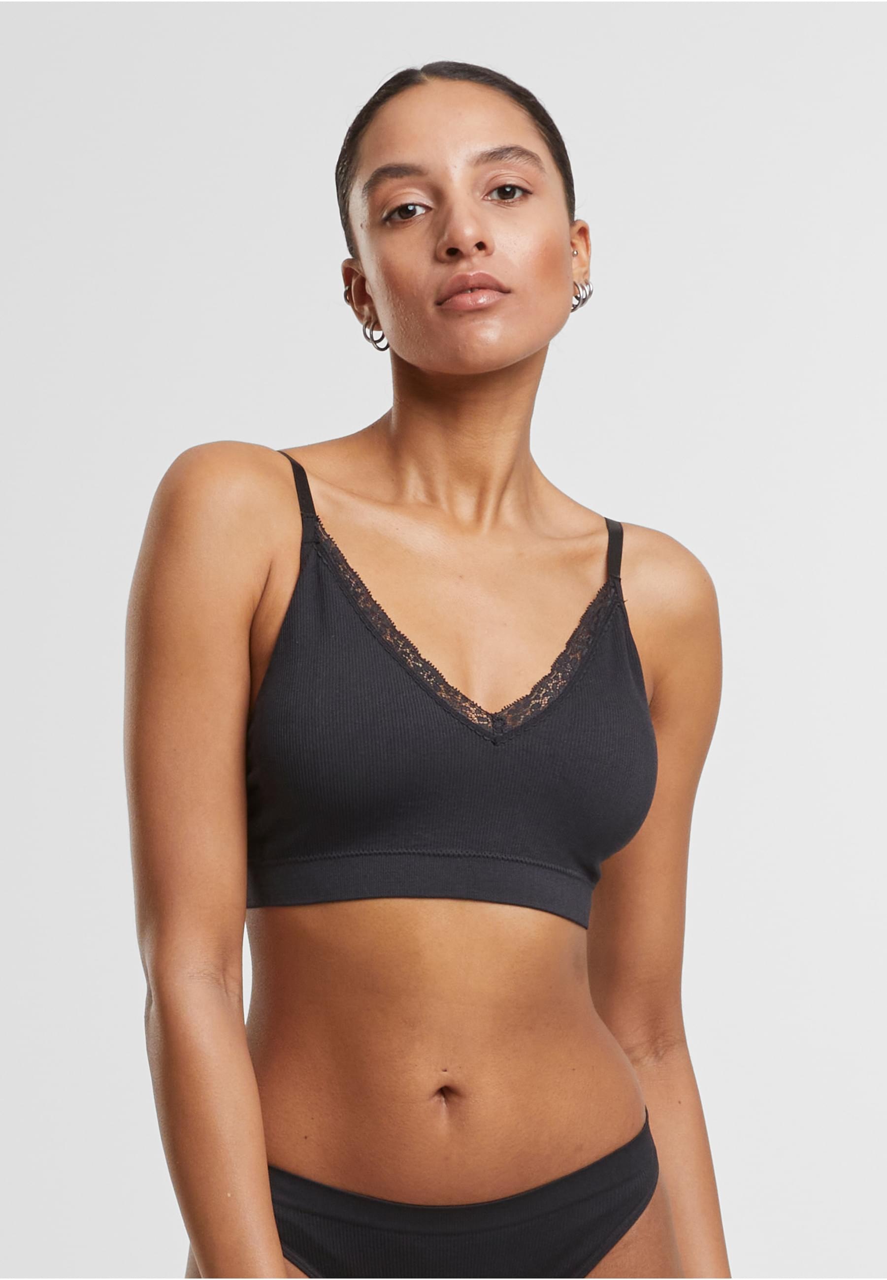 URBAN CLASSICS Sport-BH »Urban Classics Ladies Padded Rip Bra 2-Pack«