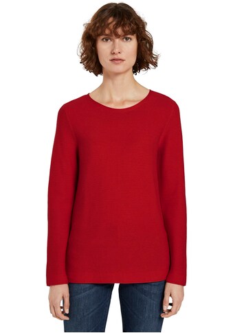 TOM TAILOR Strickpullover, in Streifen Stuktur kaufen TOM TAILOR Strickpullover, in Streifen Stuktur kaufen