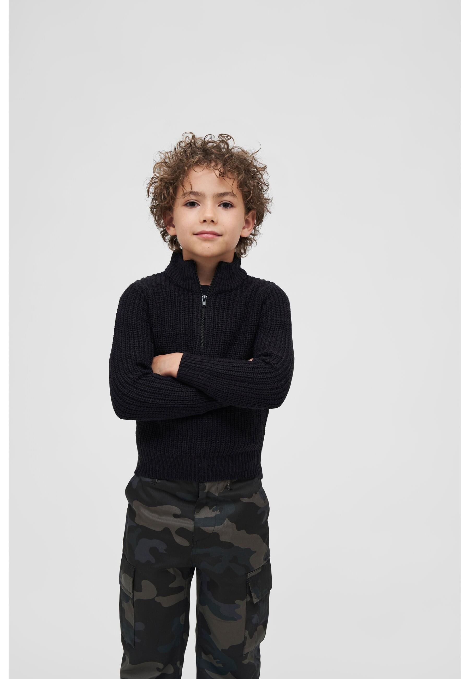 Brandit Rundhalspullover »Brandit Unisex Kids Marine Troyer Pullover« 1 Stk.