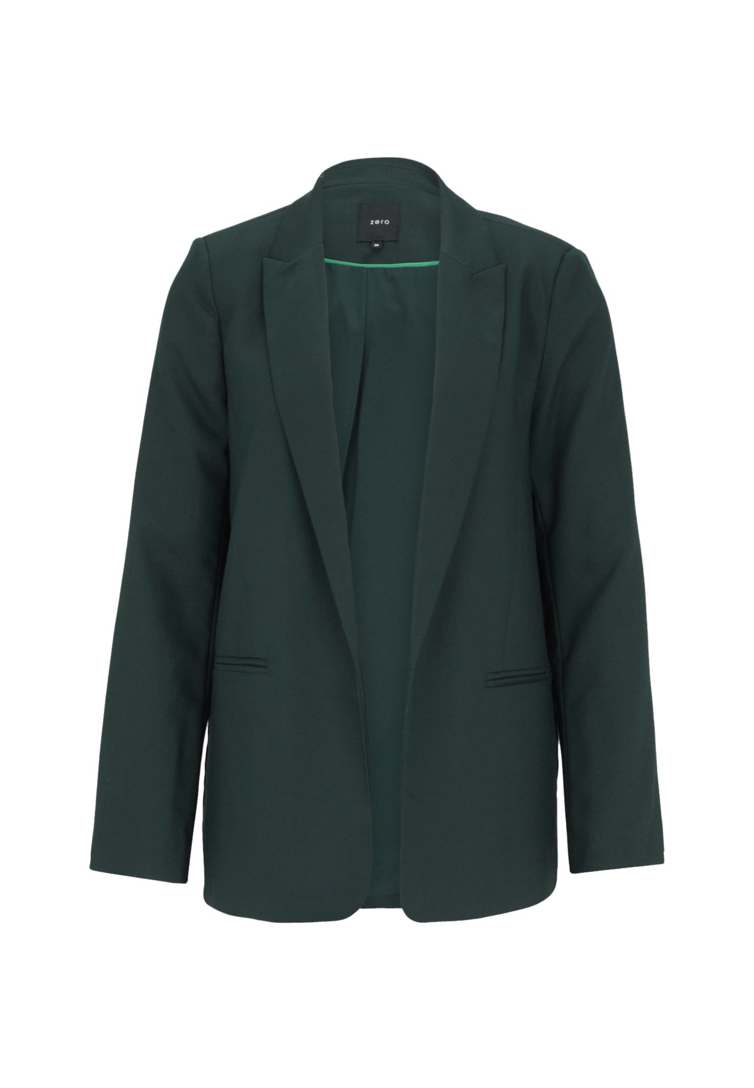 Zero Jackenblazer »zero Damen Longblazer mit Paspeltaschen«, Plain/ohne Details