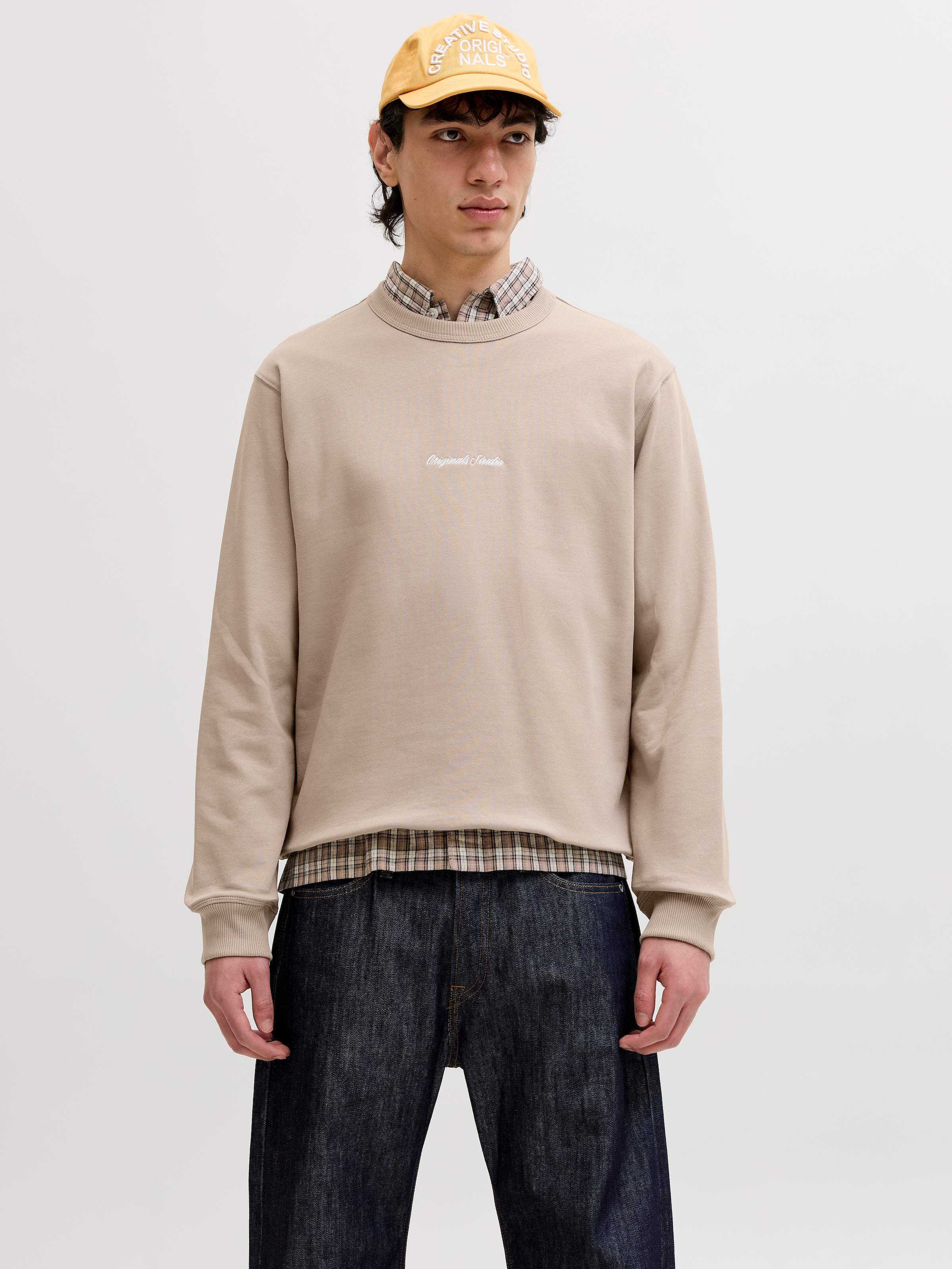 Jack & Jones Sweatshirt "JORNORREBRO EMB SWEAT CREW NOOS", mit Logo Print günstig online kaufen