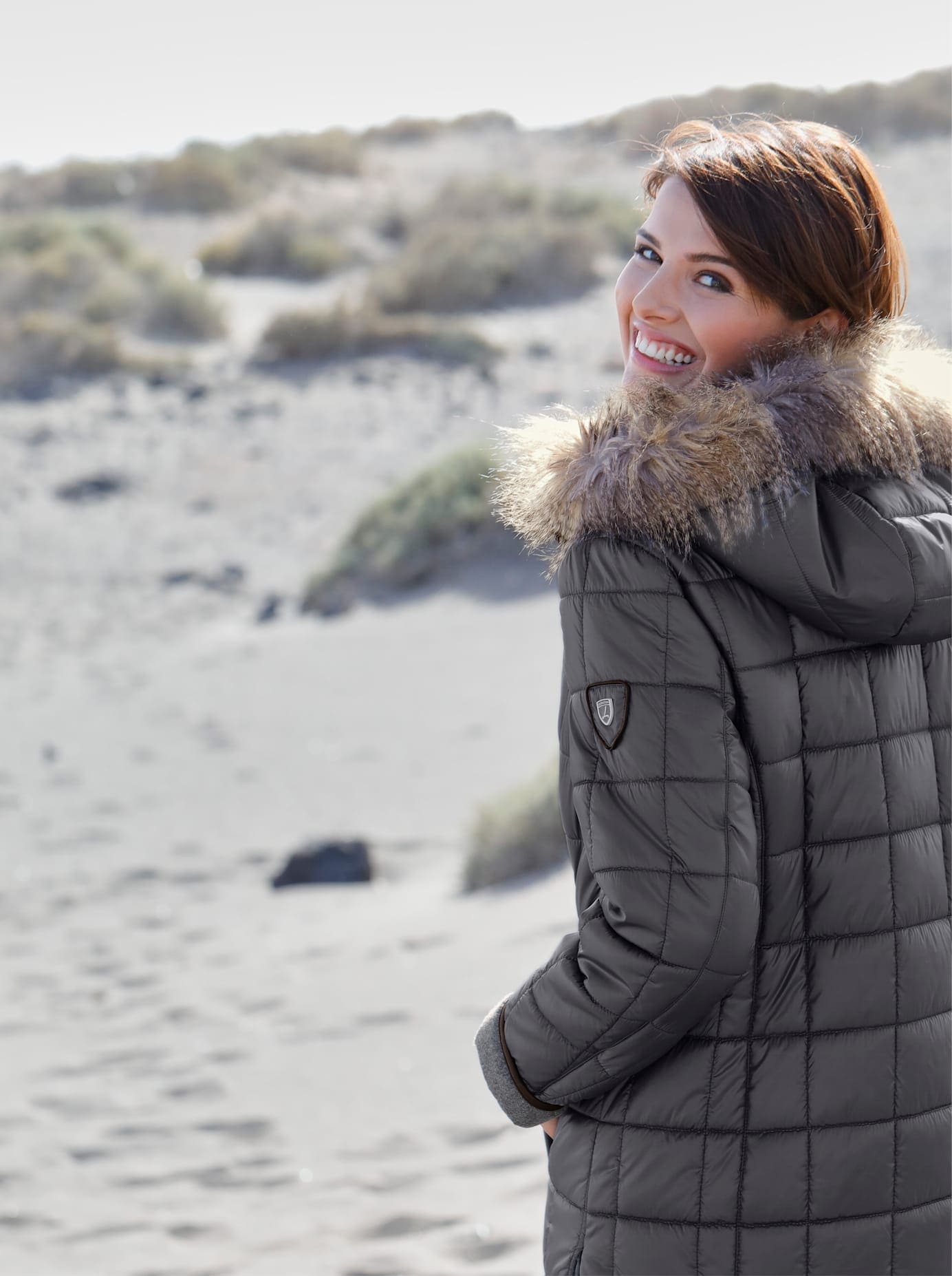 Casual Looks Steppjacke, mit Kapuze