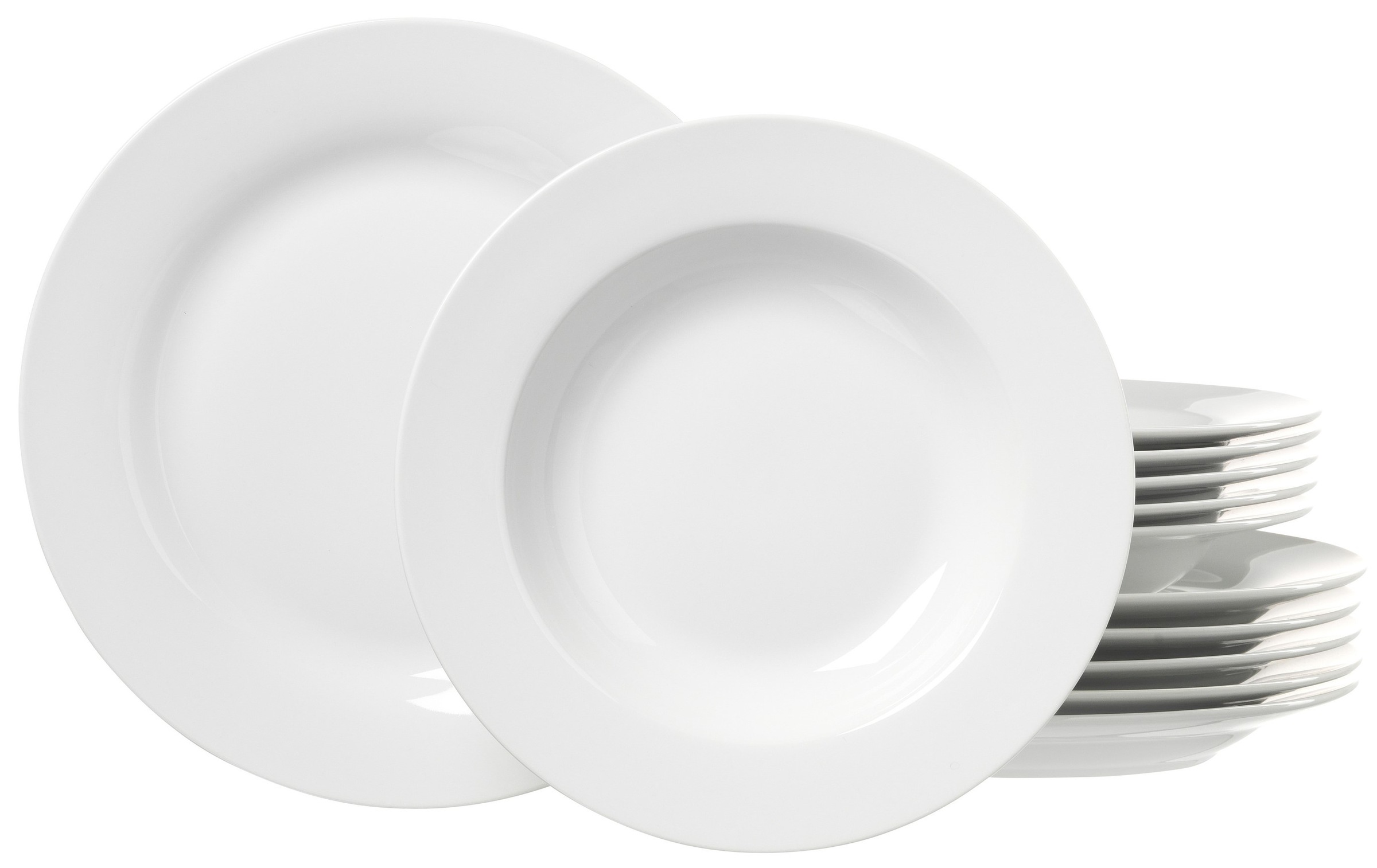 Ritzenhoff & Breker Tafelservice "Bianco" Teller Set, Porzellan, skandinavi günstig online kaufen