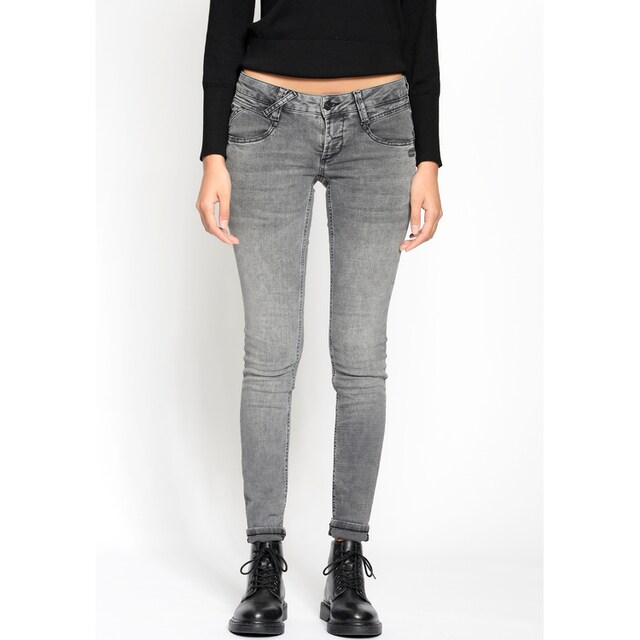 GANG Skinny-fit-Jeans »94Nena«, in authenischer Used-Waschung für bestellen  | BAUR